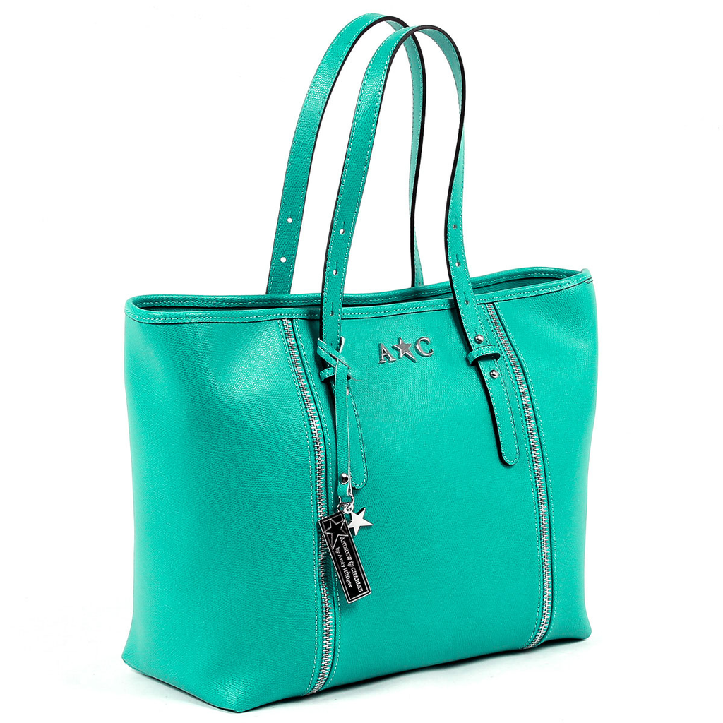 Borsa a mano da donna Andrew Charles verde ETHEL