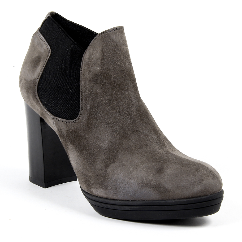 V 1969 Italia Stivaletto con tacco da donna color talpa GRACY
