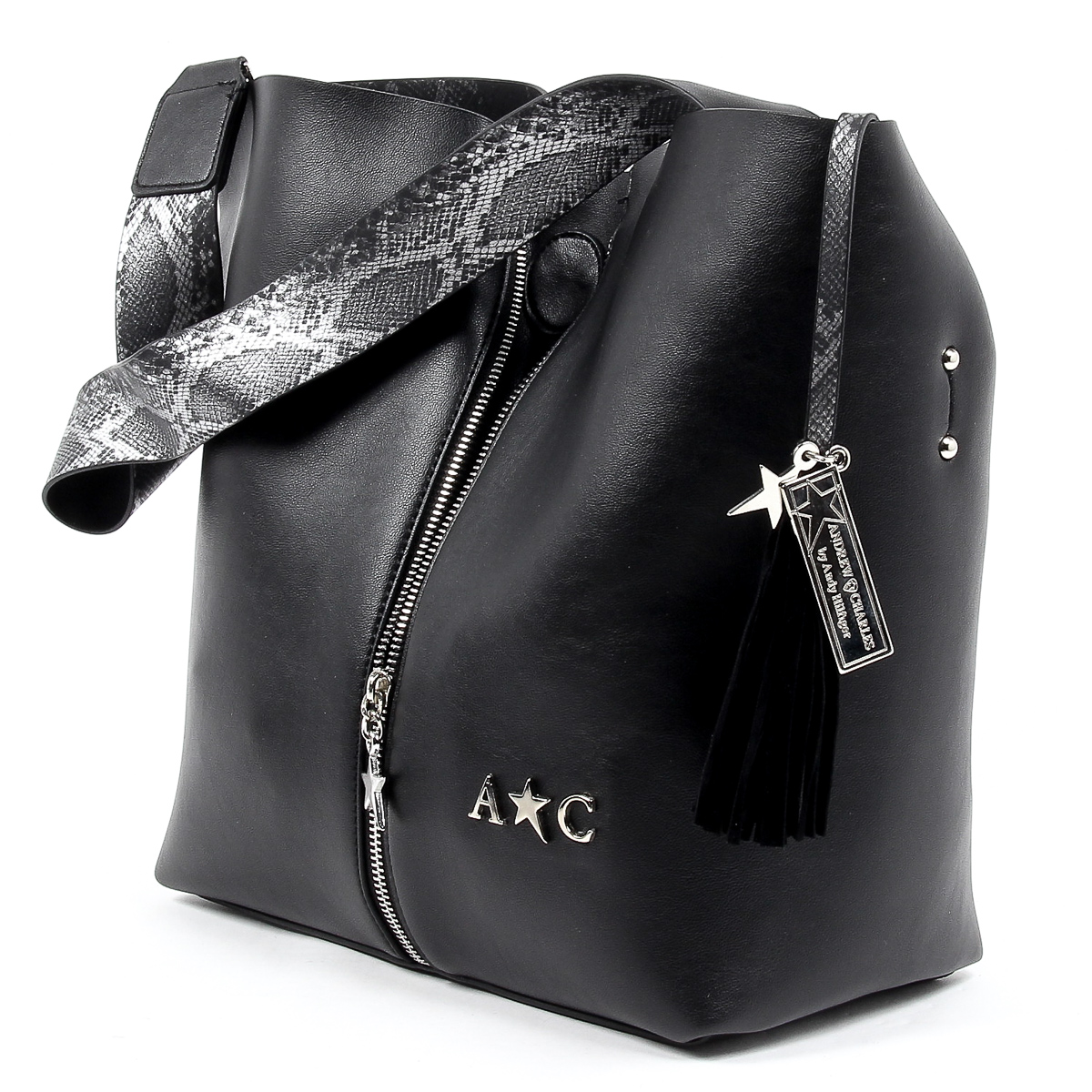 Borsa a mano da donna Andrew Charles nera JANE