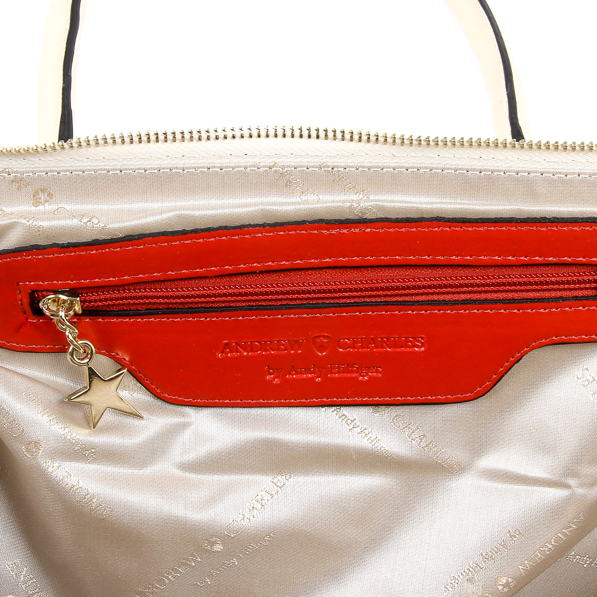 Borsa a mano da donna Andrew Charles rossa DALYA