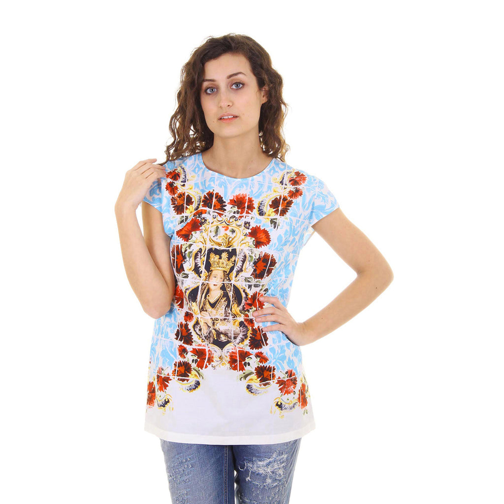 Dolce & Gabbana top da donna a manica corta F7Q08T FP5J6 X0800