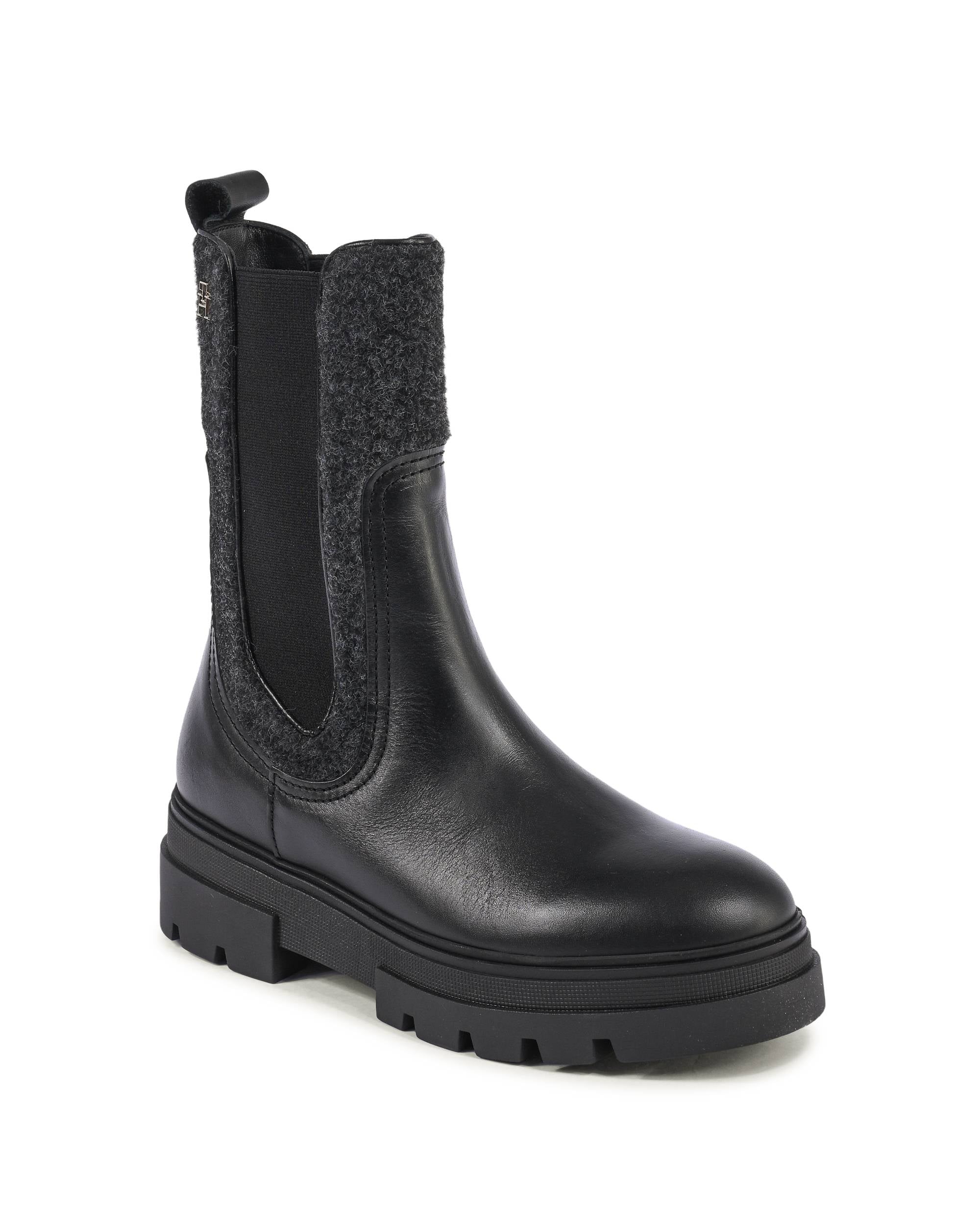 Tommy Hilfiger Stivali da donna NERO FW0FW07497BDS