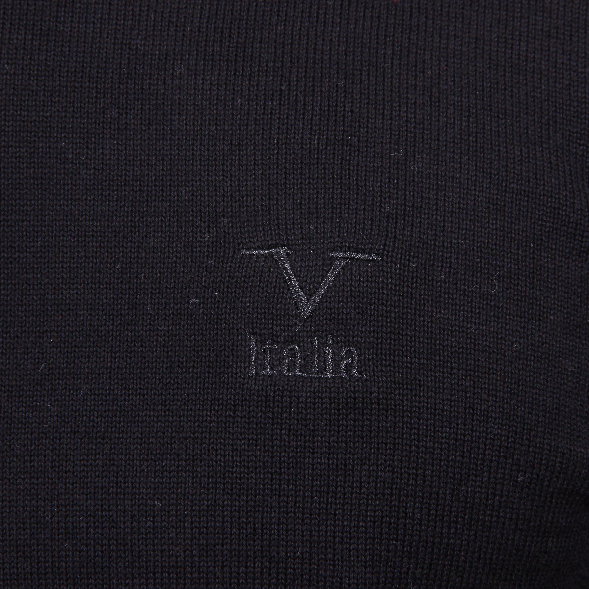V 1969 Italia Maglione da uomo a maniche lunghe con scollo tondo