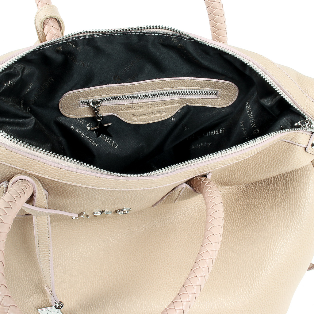 Borsa a mano da donna Andrew Charles rosa DARSEY