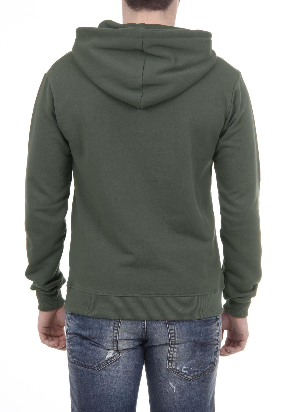 Felpa con cappuccio da uomo V 1969 Italia ART. 4467 VERDE MILITARE