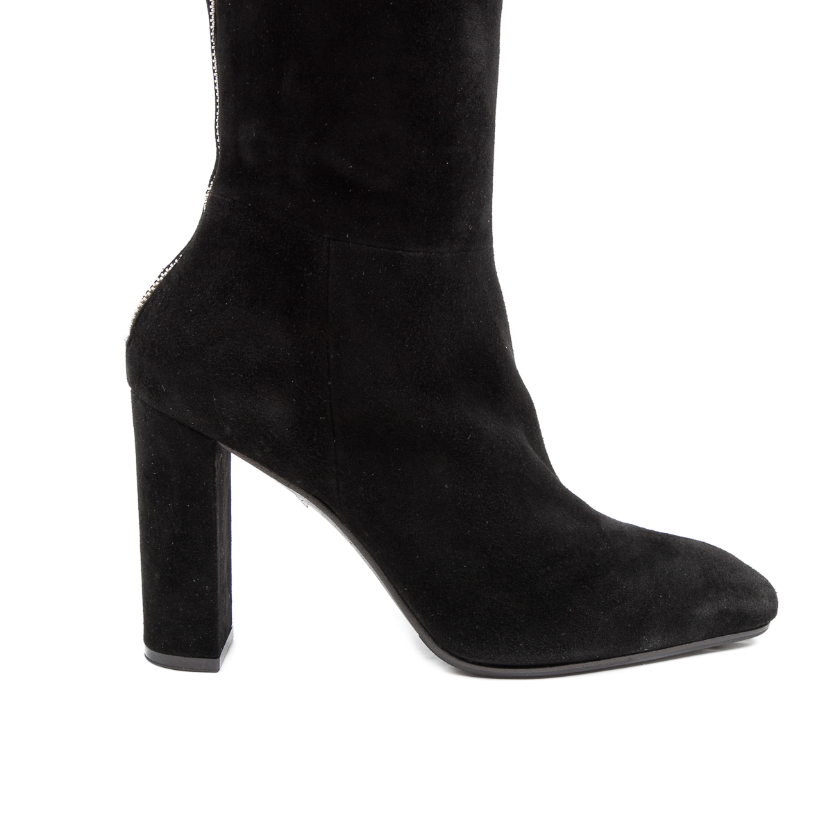 V 1969 Italia Stivale alto da donna nero YARA