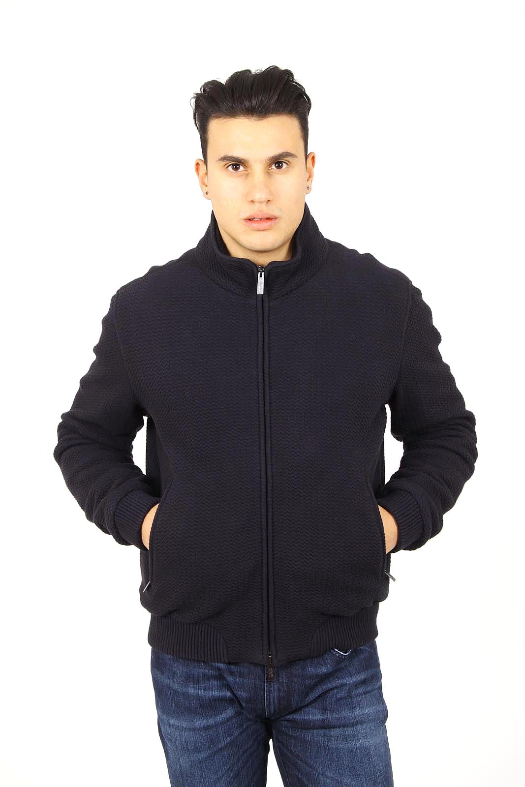 Giacca maglione uomo Armani Collezioni MCR66W MCW62 418