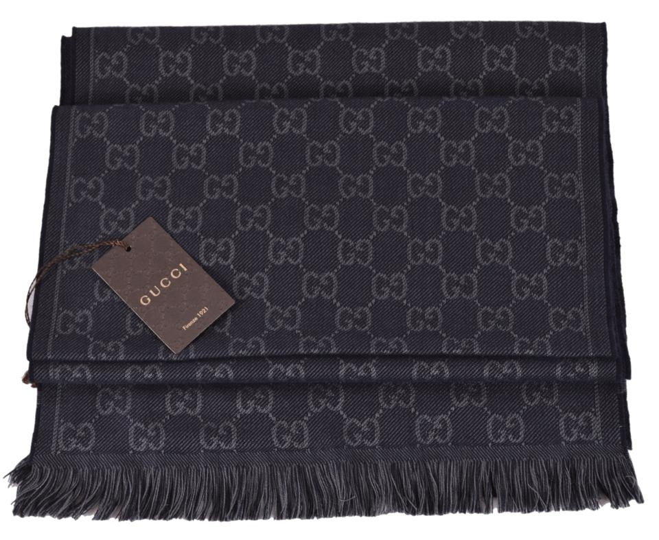 Gucci sciarpa uomo 33x180 nero