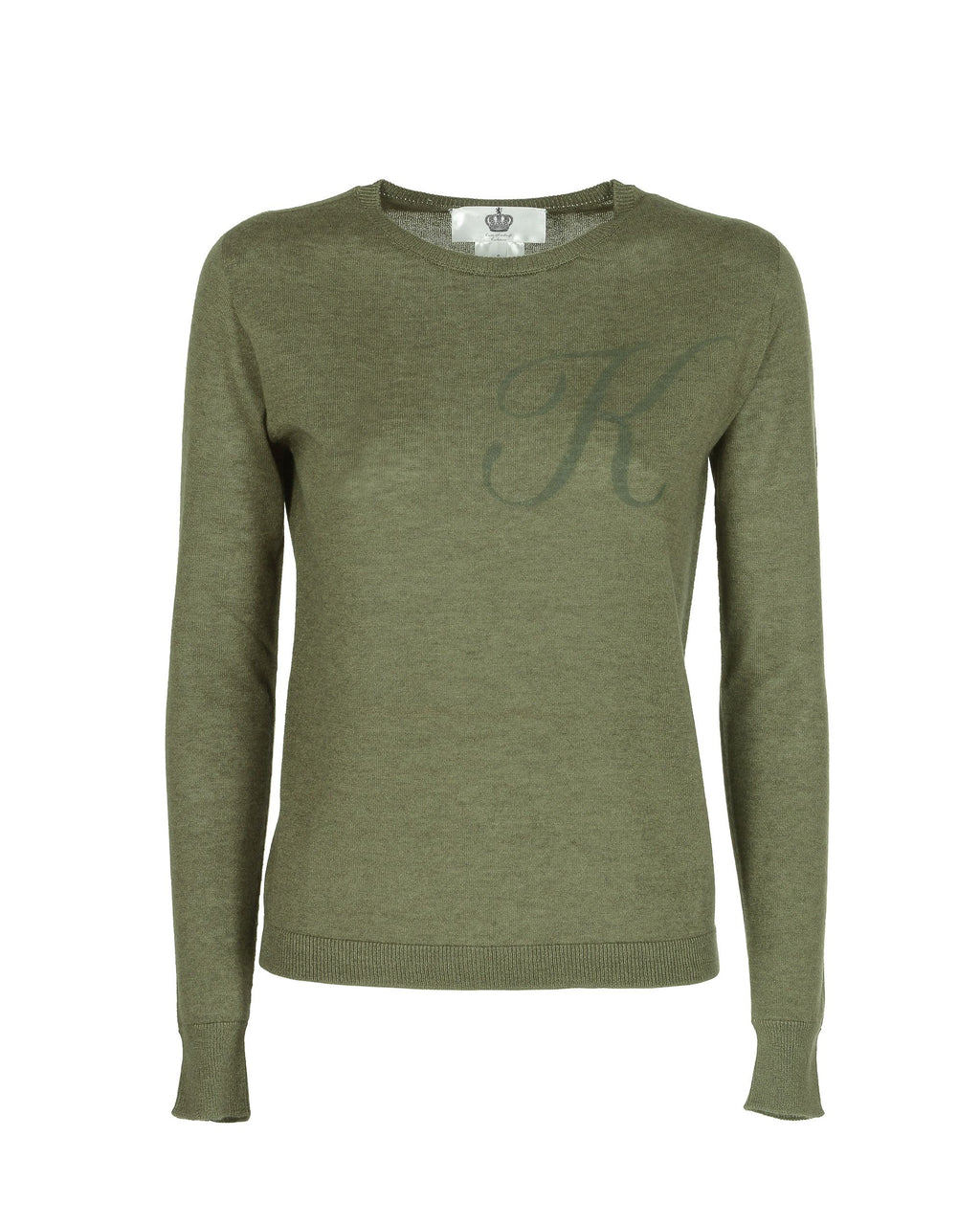 Dee Ocleppo Long Sleeve ART 004 GREEN LETTER K