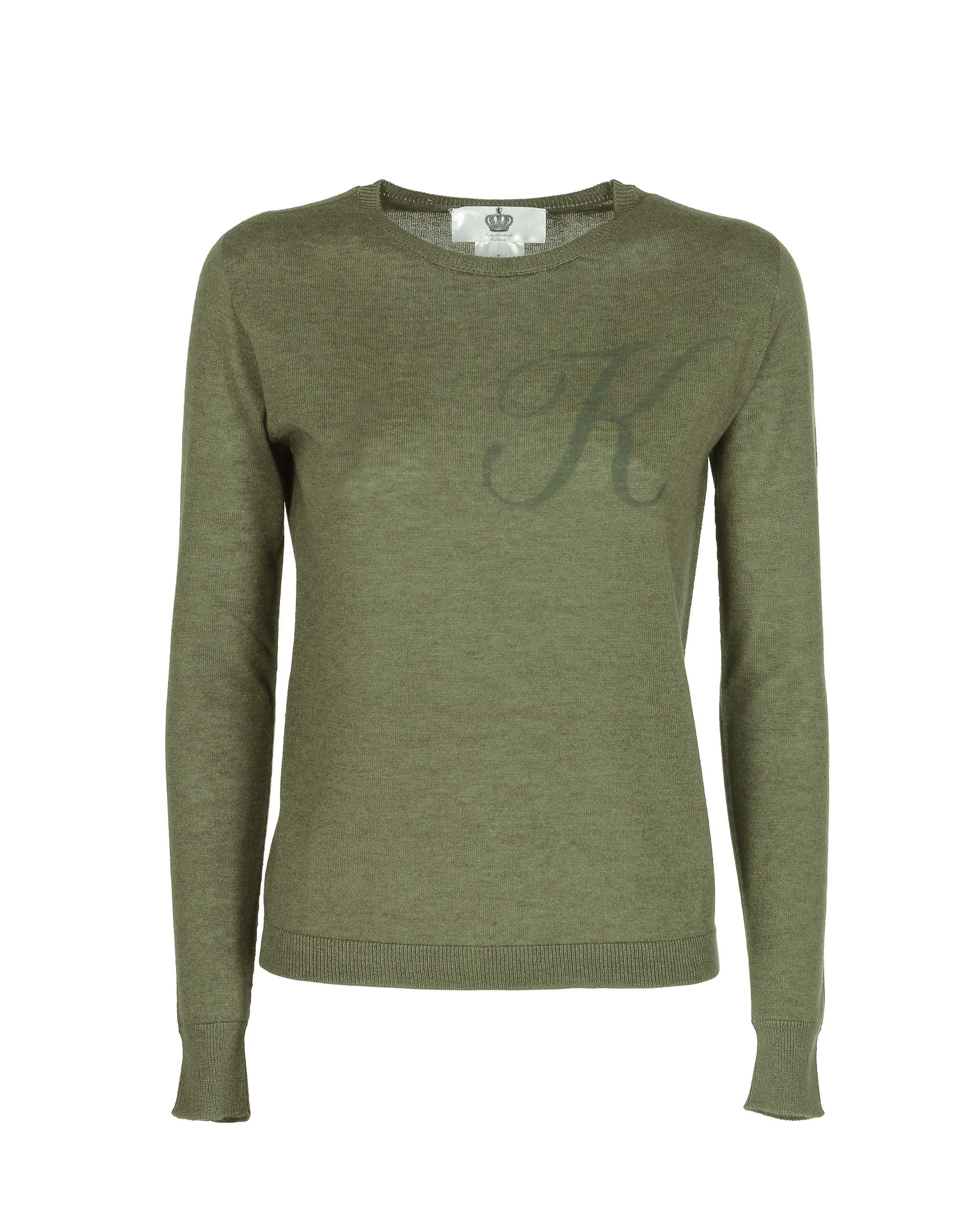 Dee Ocleppo Long Sleeve ART 004 GREEN LETTER K