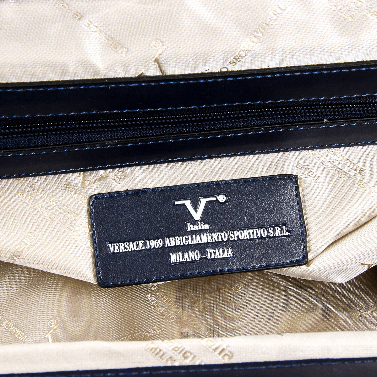 V 1969 Italia Borsa da uomo blu GARY