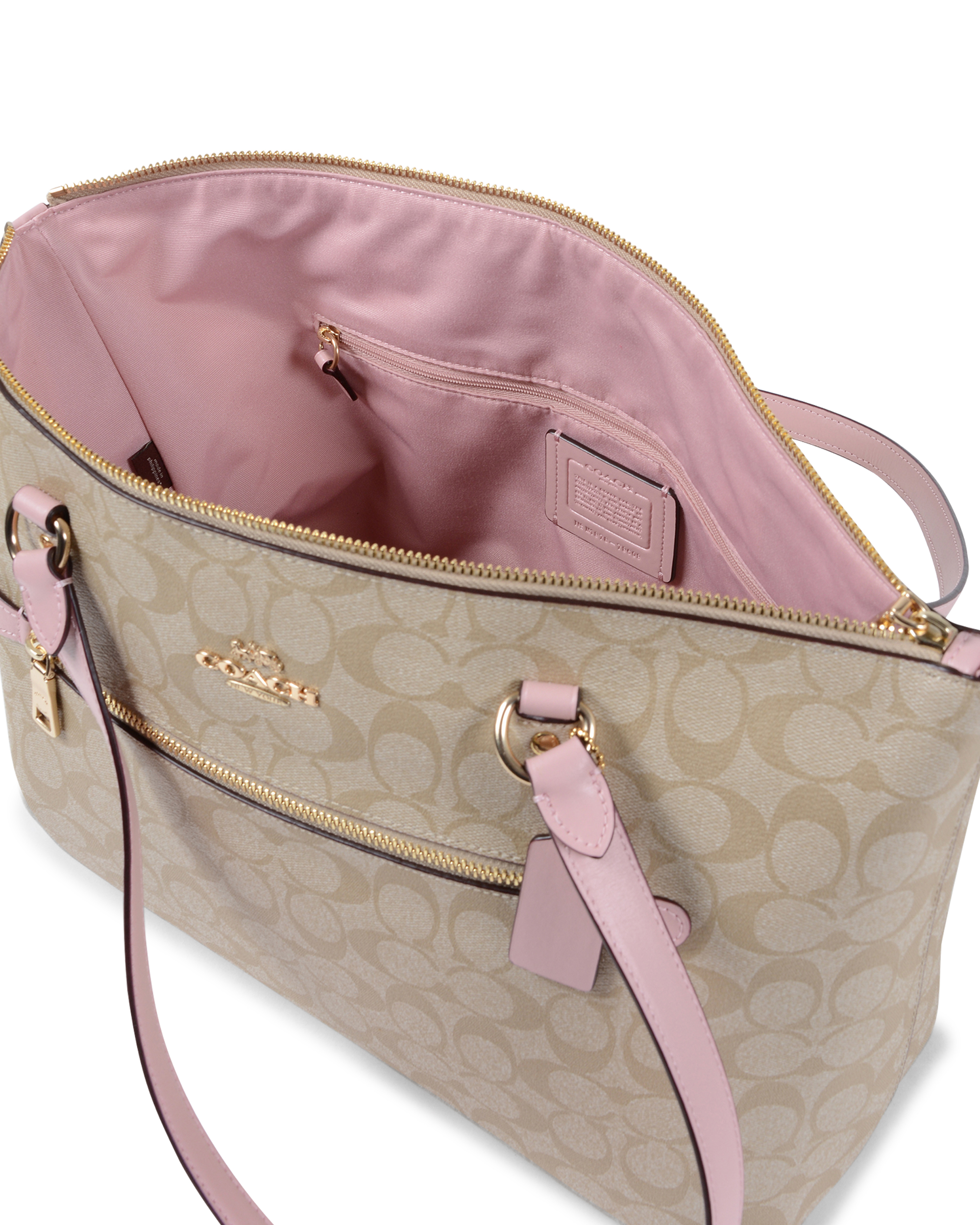 Borsa a mano da donna Coach Beige 79609 BLOSSOM