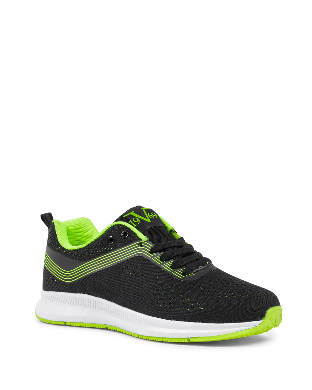 19V69 Italia Mens Sneaker V035 NERO VERDE
