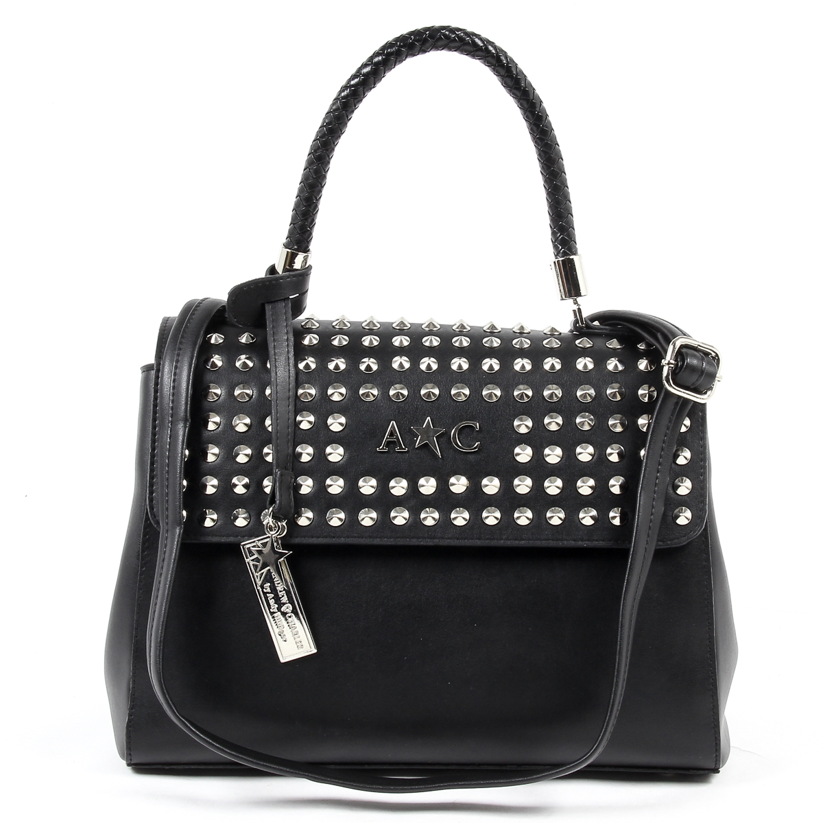 Borsa a mano da donna Andrew Charles nera BROOKLYN