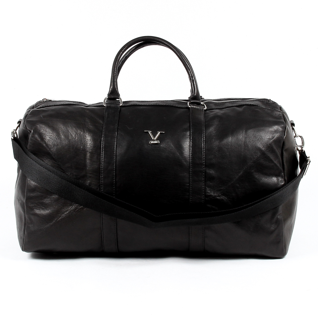 V 1969 Italia Borsa sportiva da uomo nera BERLINO