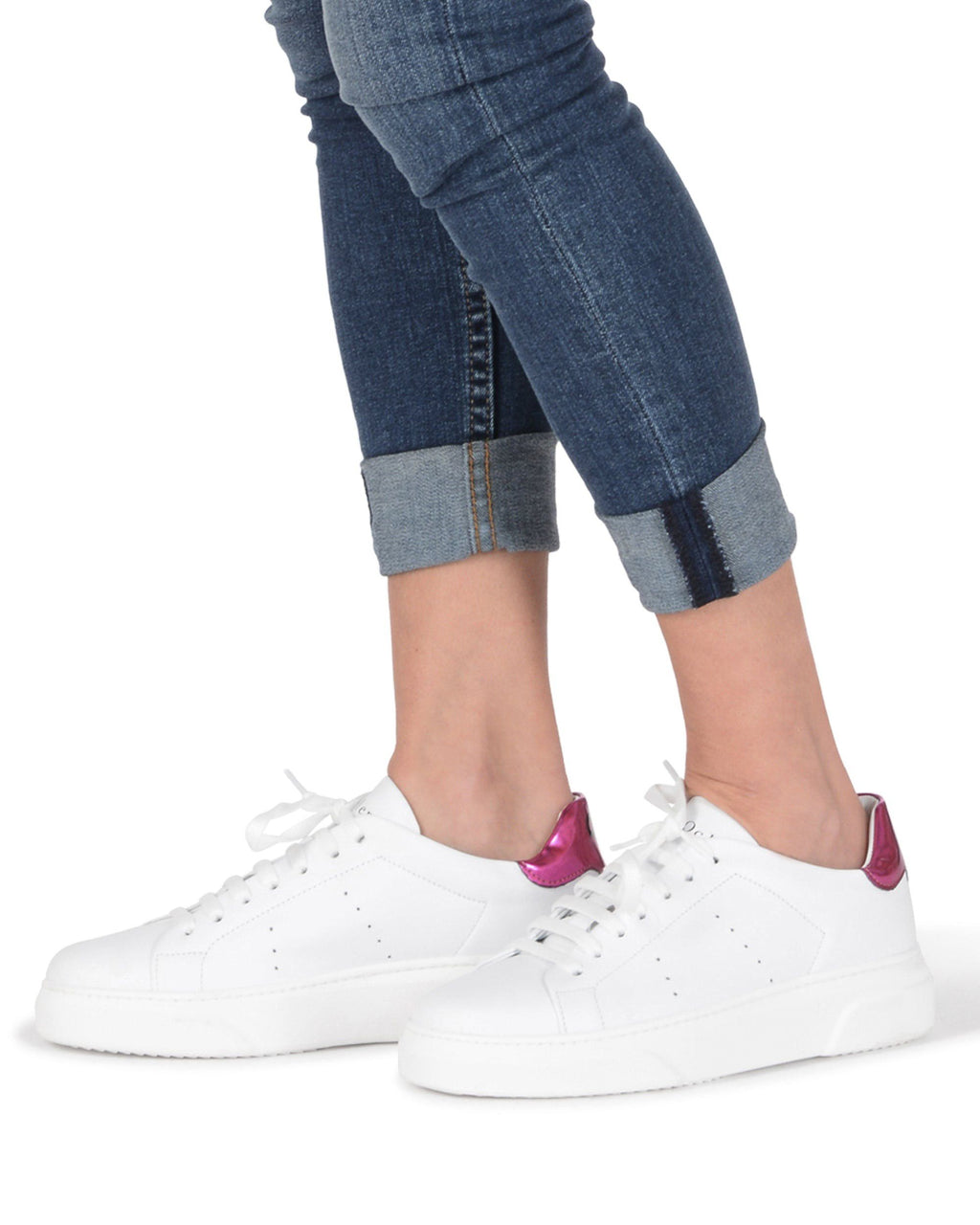 Sneaker Runaround bianca/fuxia