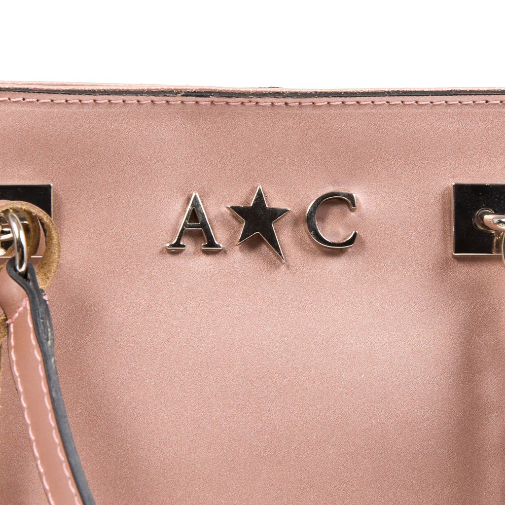 Borsa a mano da donna Andrew Charles rosa KEY