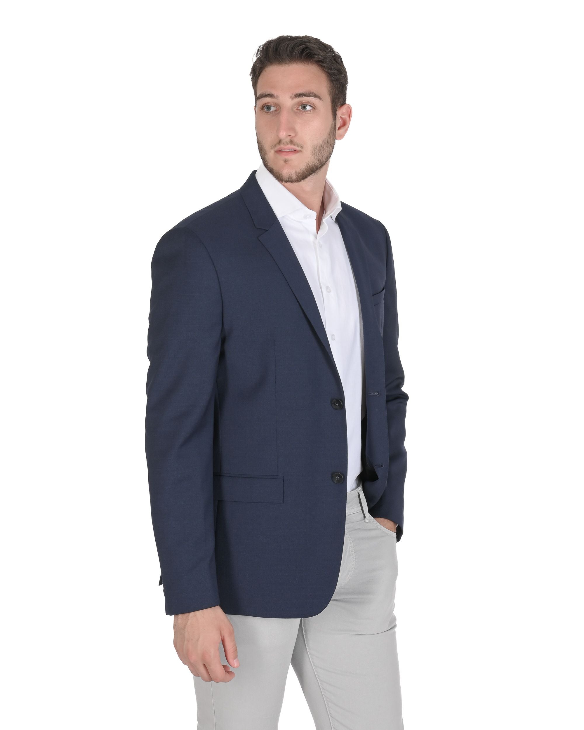 Calvin Klein Blazer da uomo blu K1IK101985478