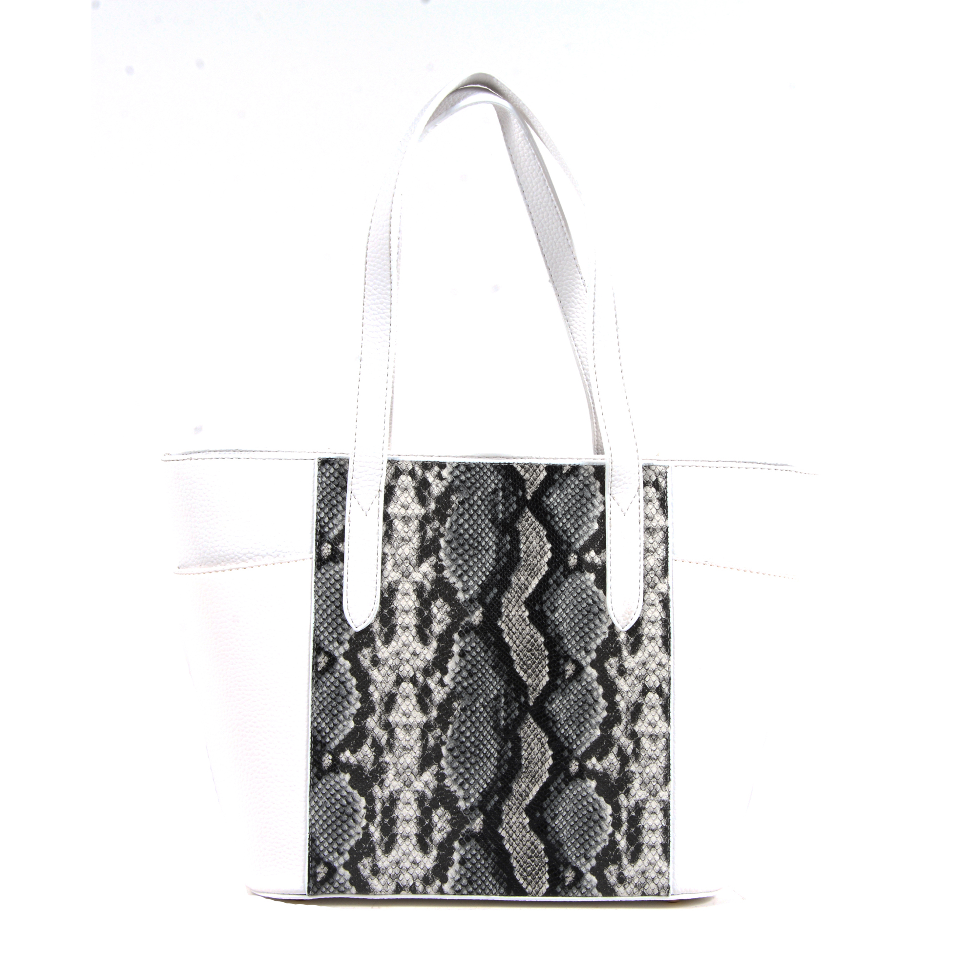 19V69 Italia Borsa da donna bianca 8000 PYTHON WHITE