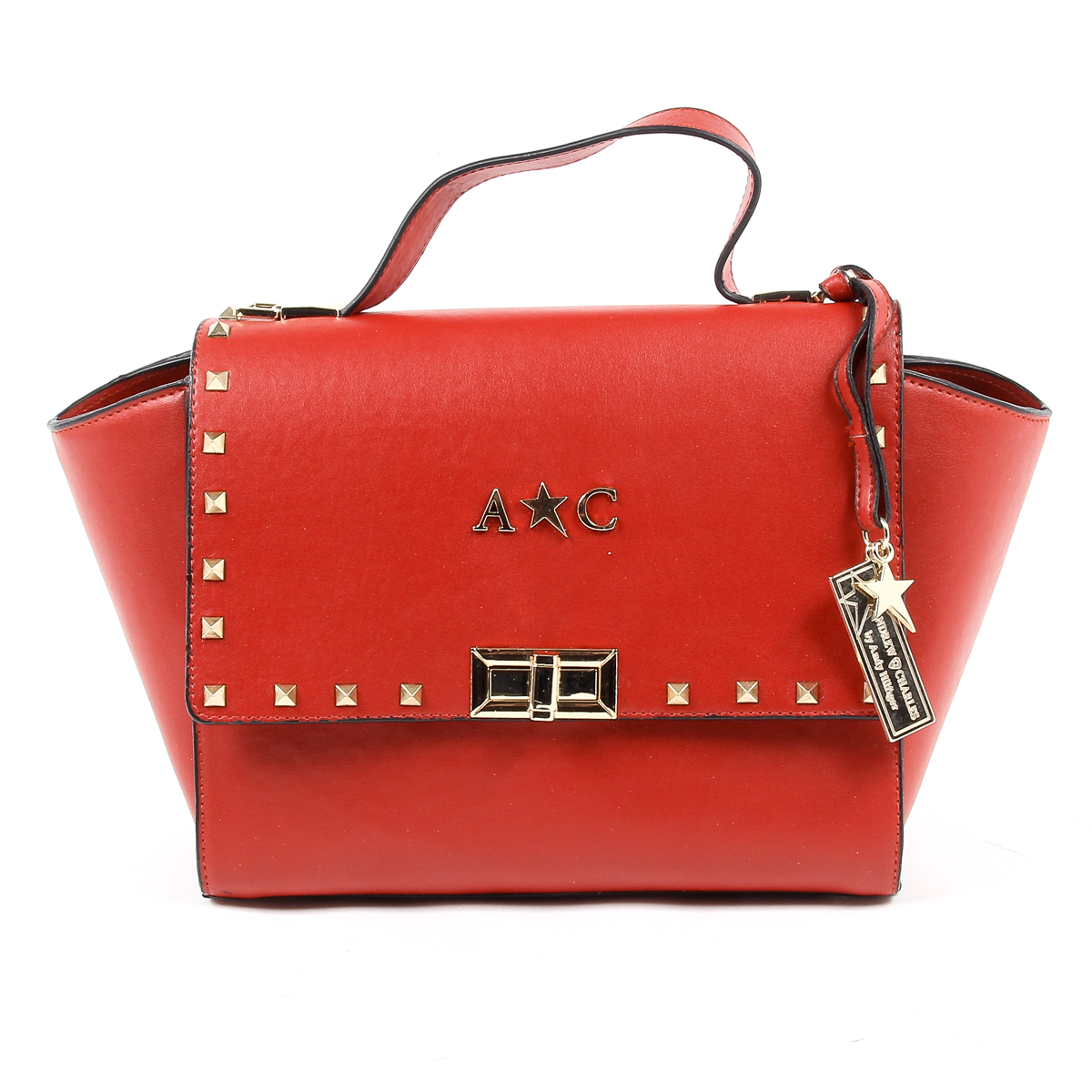 Borsa a mano da donna Andrew Charles rossa JAIME