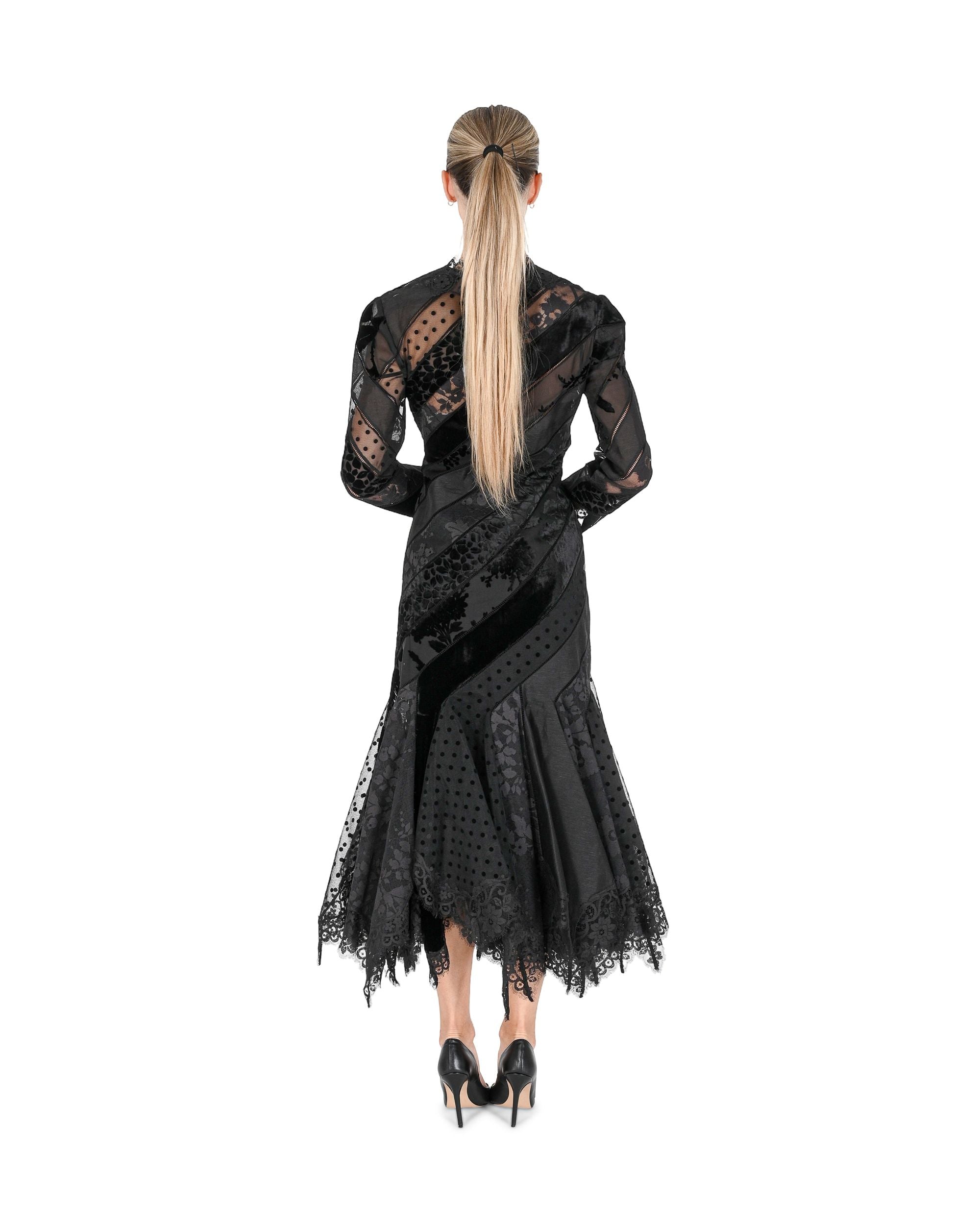 Abito da donna Zimmermann 0392DF242 NERO 801