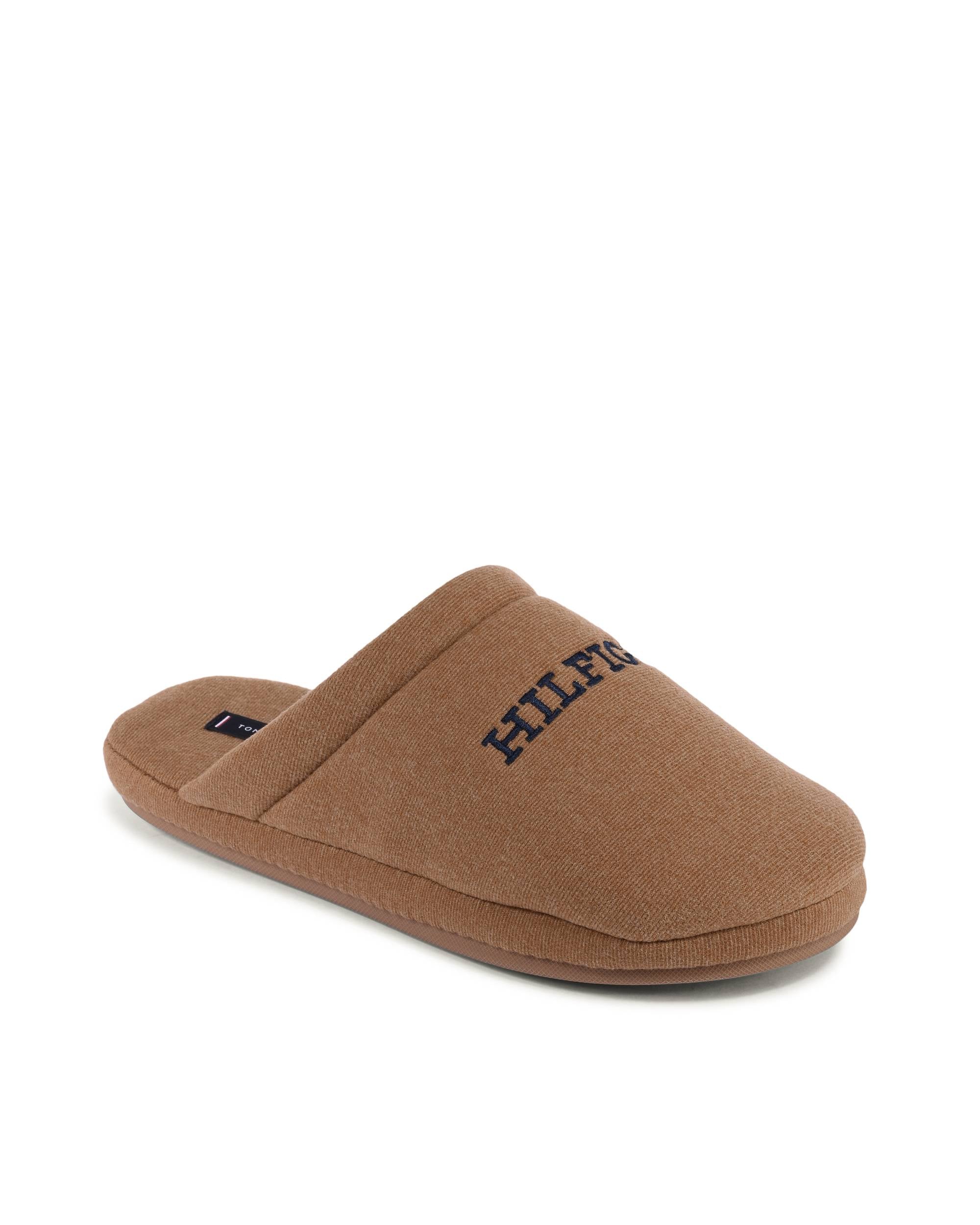 Tommy Hilfiger Pantofole da uomo marroni FM0FM04767GWJ