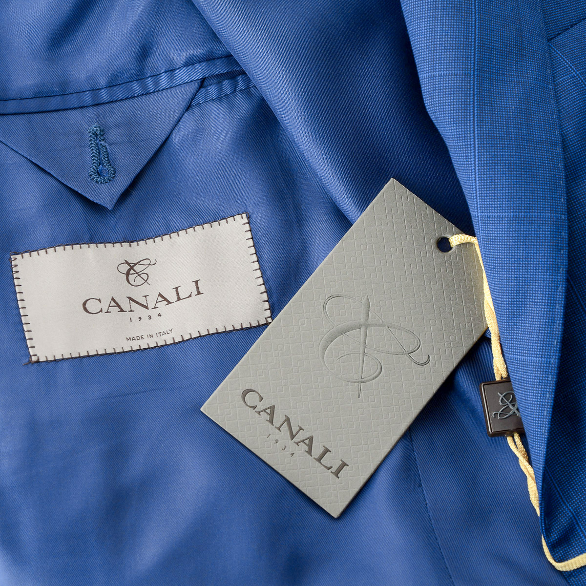Abito da uomo Canali maniche lunghe blu