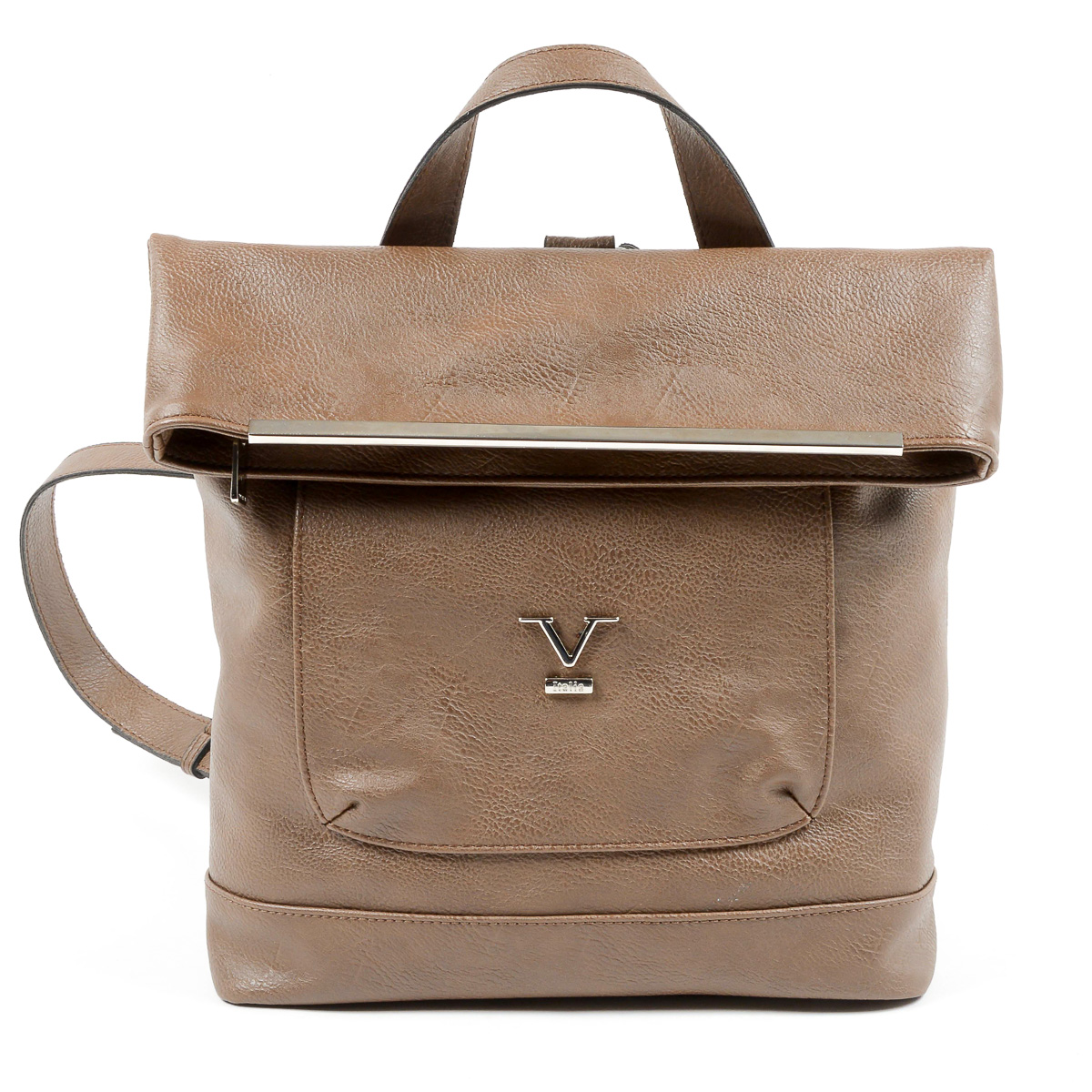 V 1969 Italia Borsa da donna Taupe STEFANY