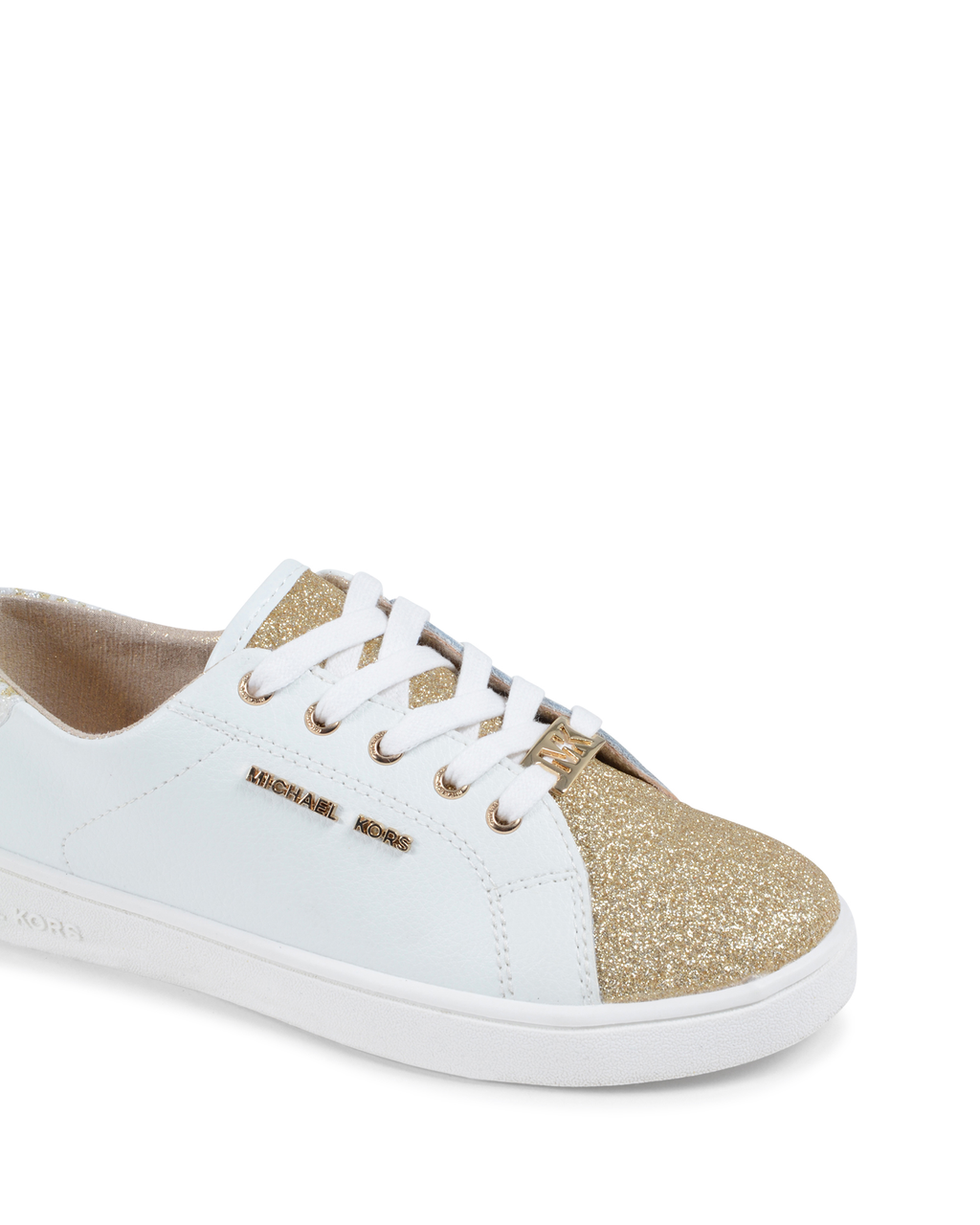 Michael Kors Sneaker da ragazza bianca ZIA IVY MARTIN WHITE GOLD
