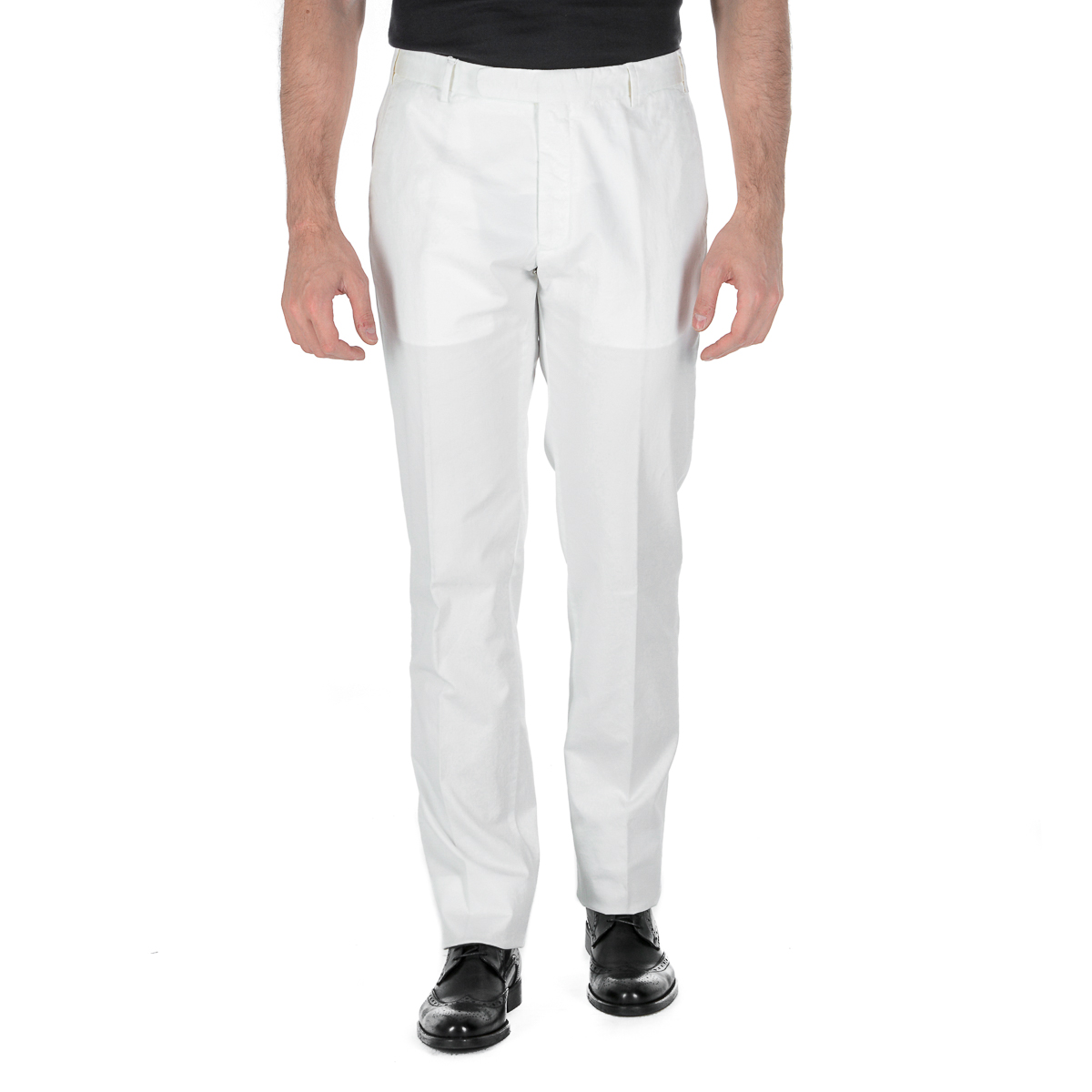 Pantaloni Armani Collezioni Uomo Bianchi