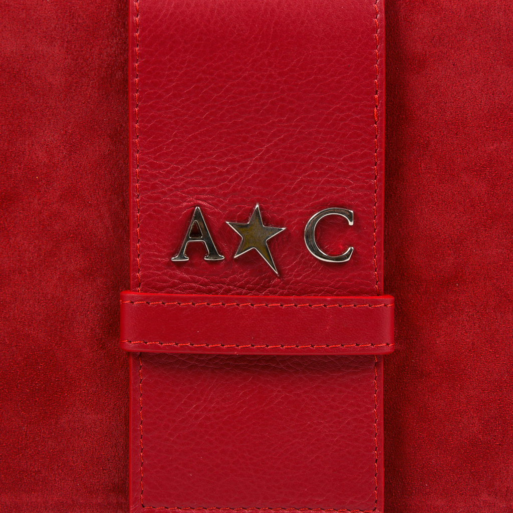 Borsa a mano da donna Andrew Charles rossa CORY