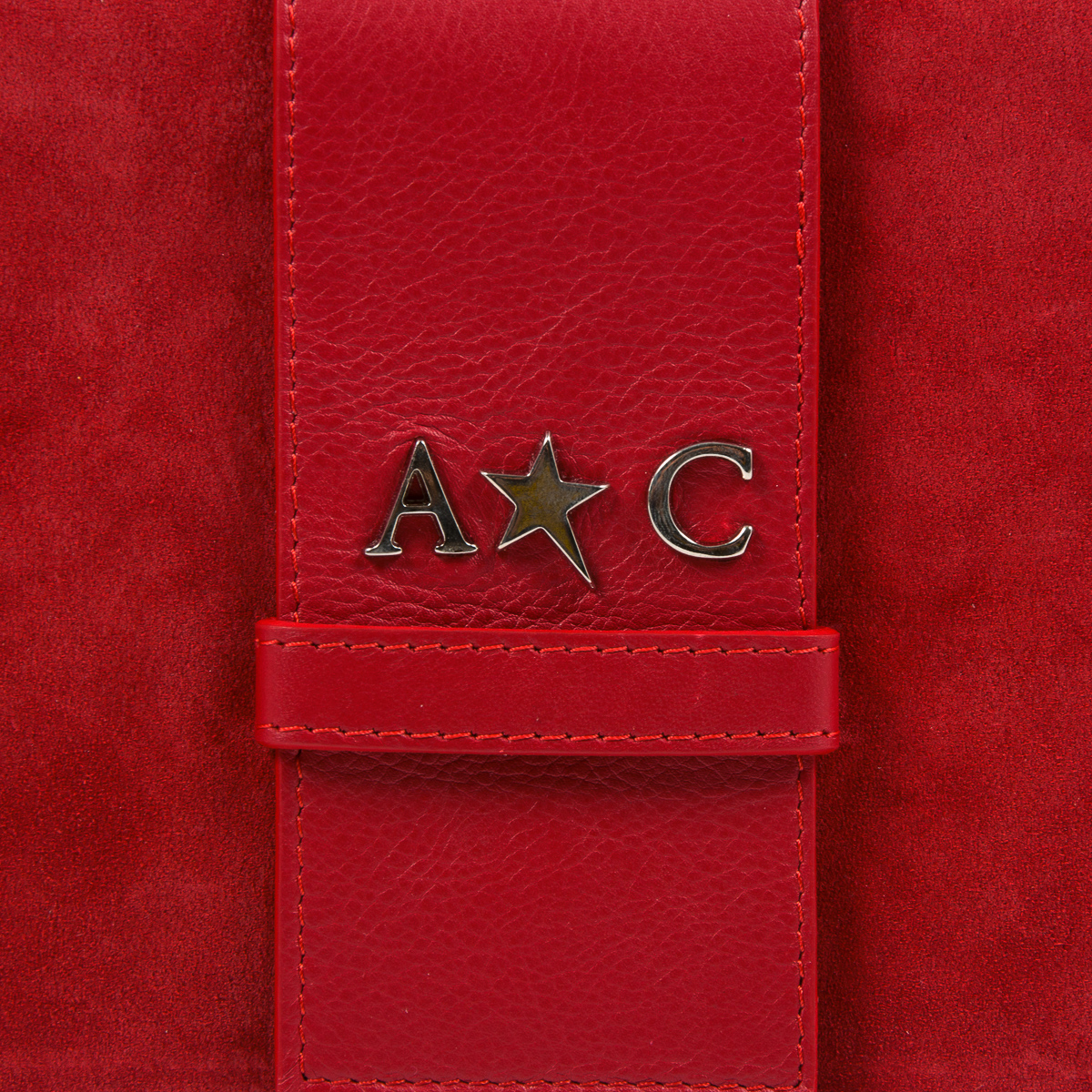 Borsa a mano da donna Andrew Charles rossa CORY