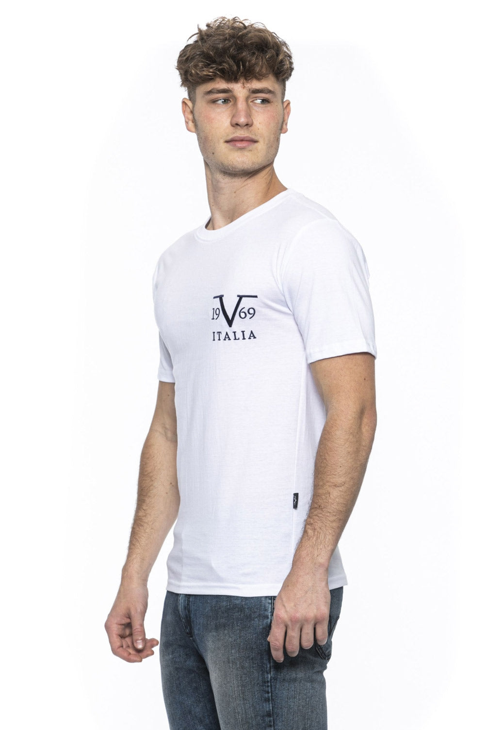 19V69 Italia T-Shirt Uomo Bianca TROY WHITE