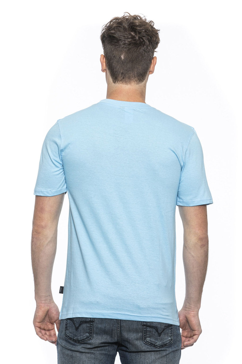 19V69 Italia T-Shirt Uomo Blu RAYAN AZZURRO