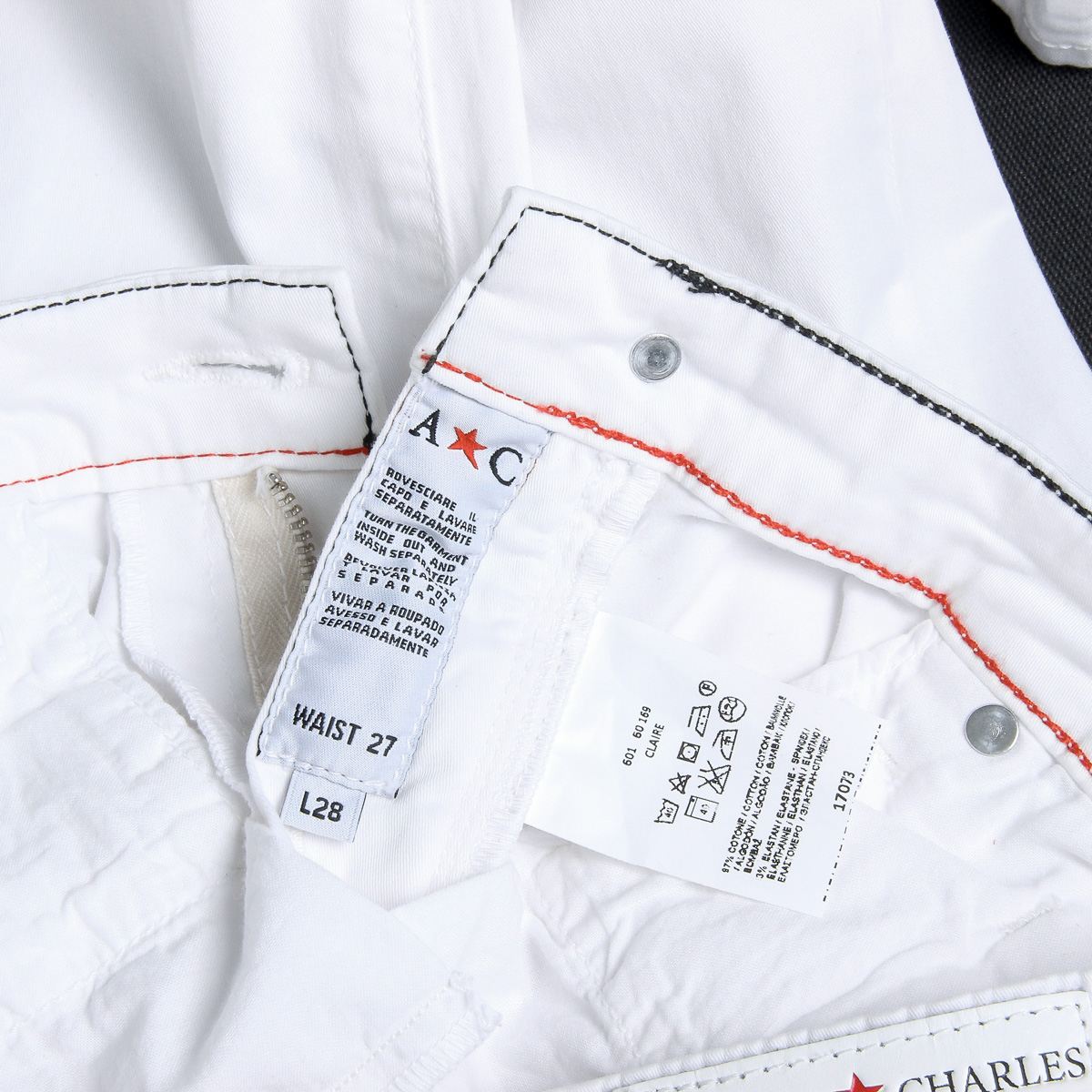 Pantaloni da donna Andrew Charles bianchi CLAIRE