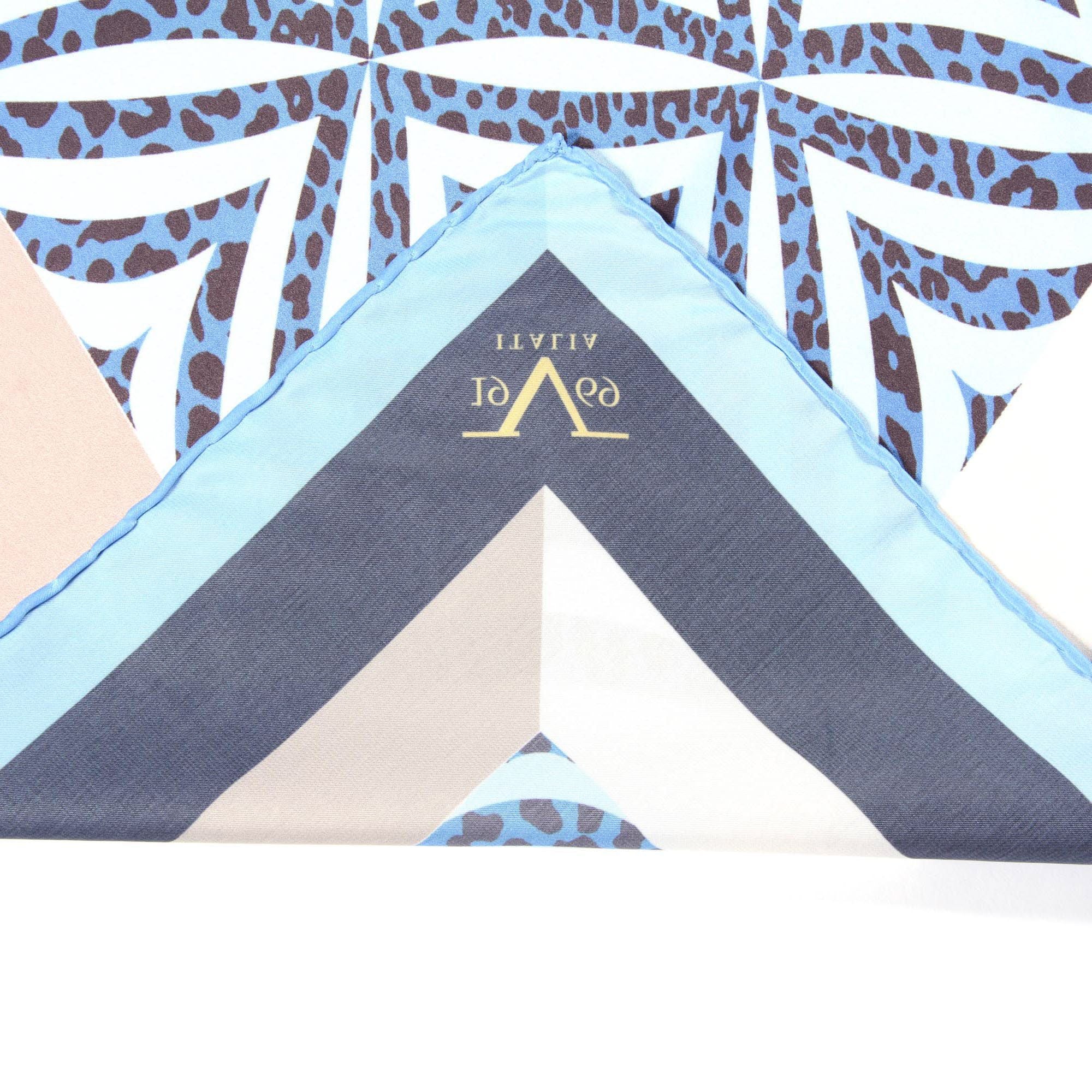 V 1969 Italia Foulard Donna Multicolore VIOLA