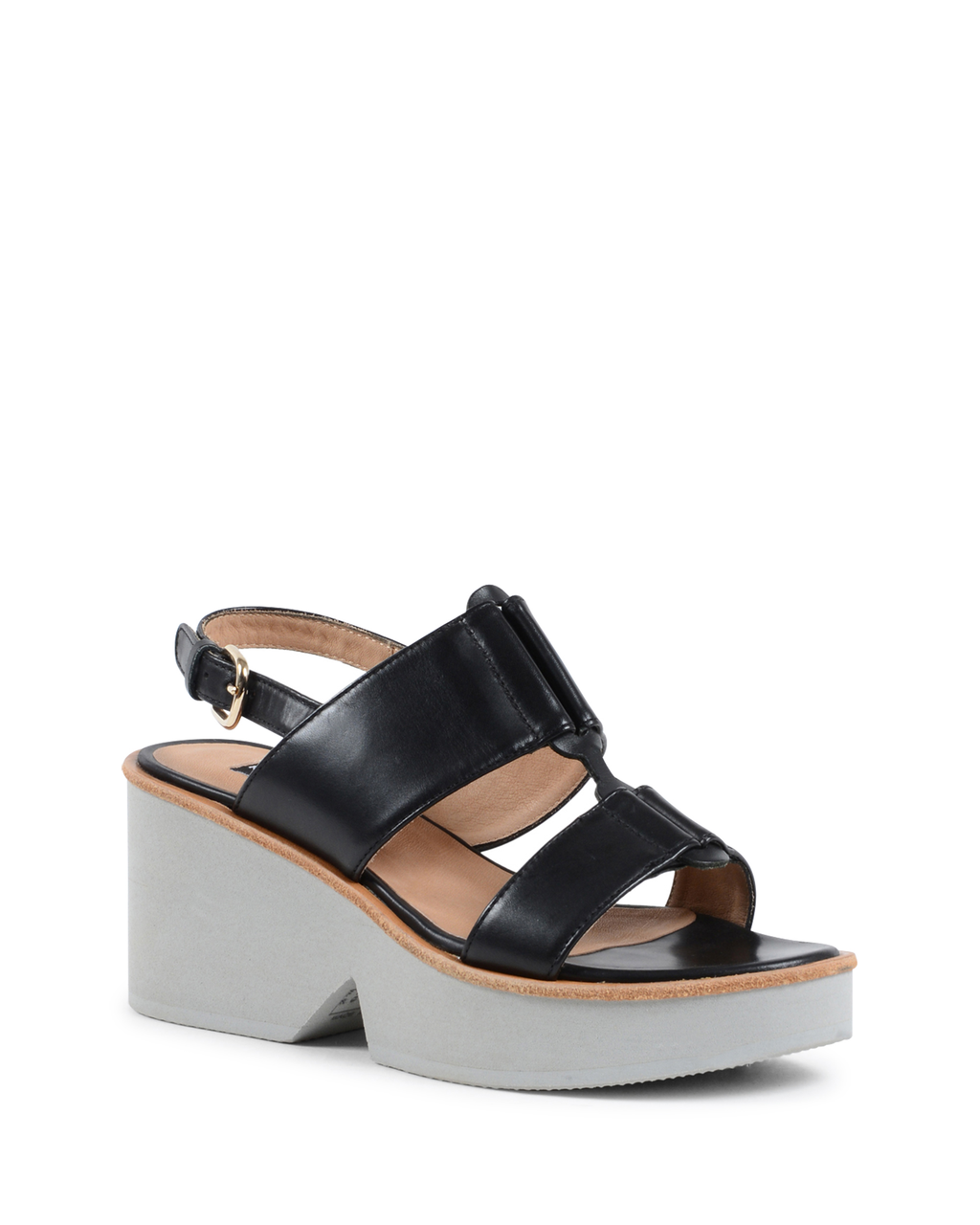 Fratelli Rossetti Sandalo con zeppa da donna nero 75256 LADY ANTIQUE NERO