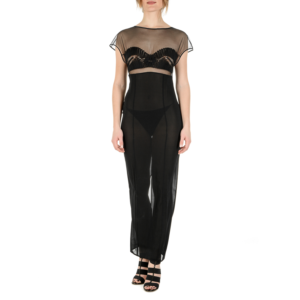 La Perla Top Camicia da notte da donna nera