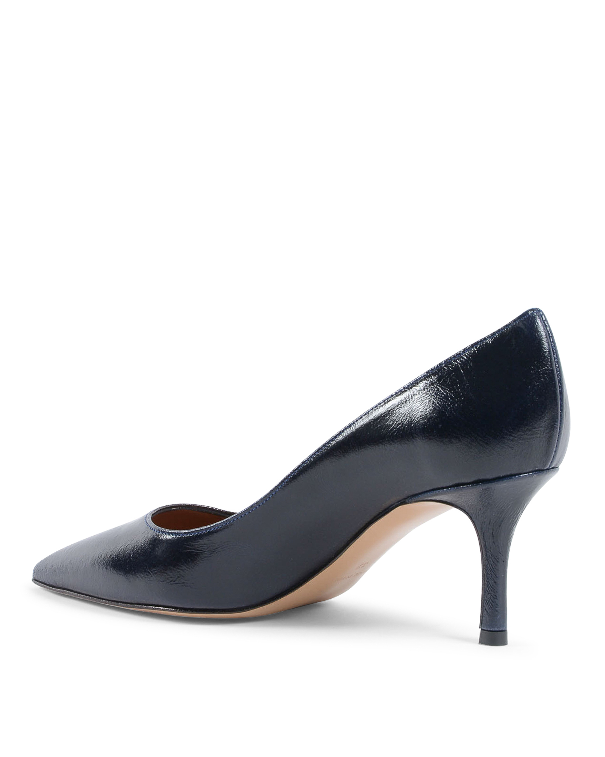 19V69 Italia Scarpe da donna con tacco blu navy INES65 VERNICE BLU NAVY