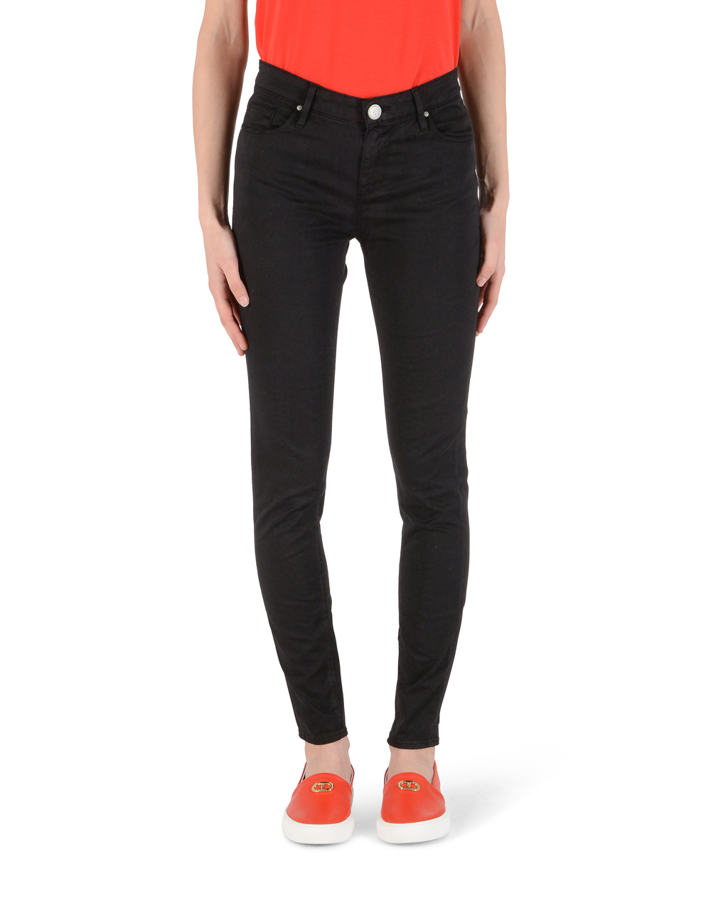 Pantaloni da donna Andrew Charles Slim Fit CLAIRE BLACK
