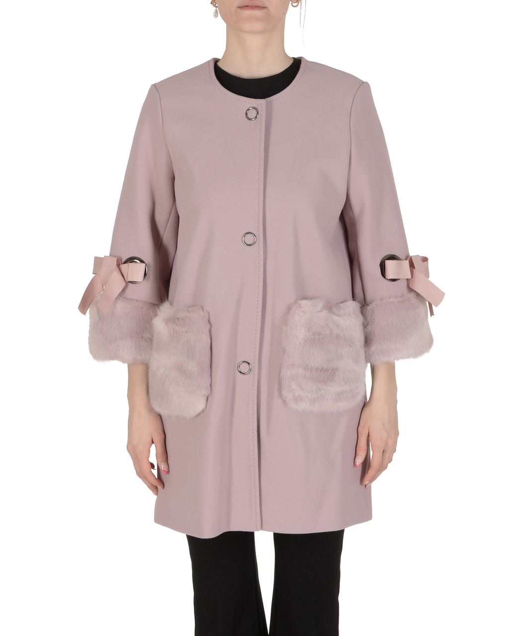19V69 Italia Cappotto Donna Rosa RIN PINK
