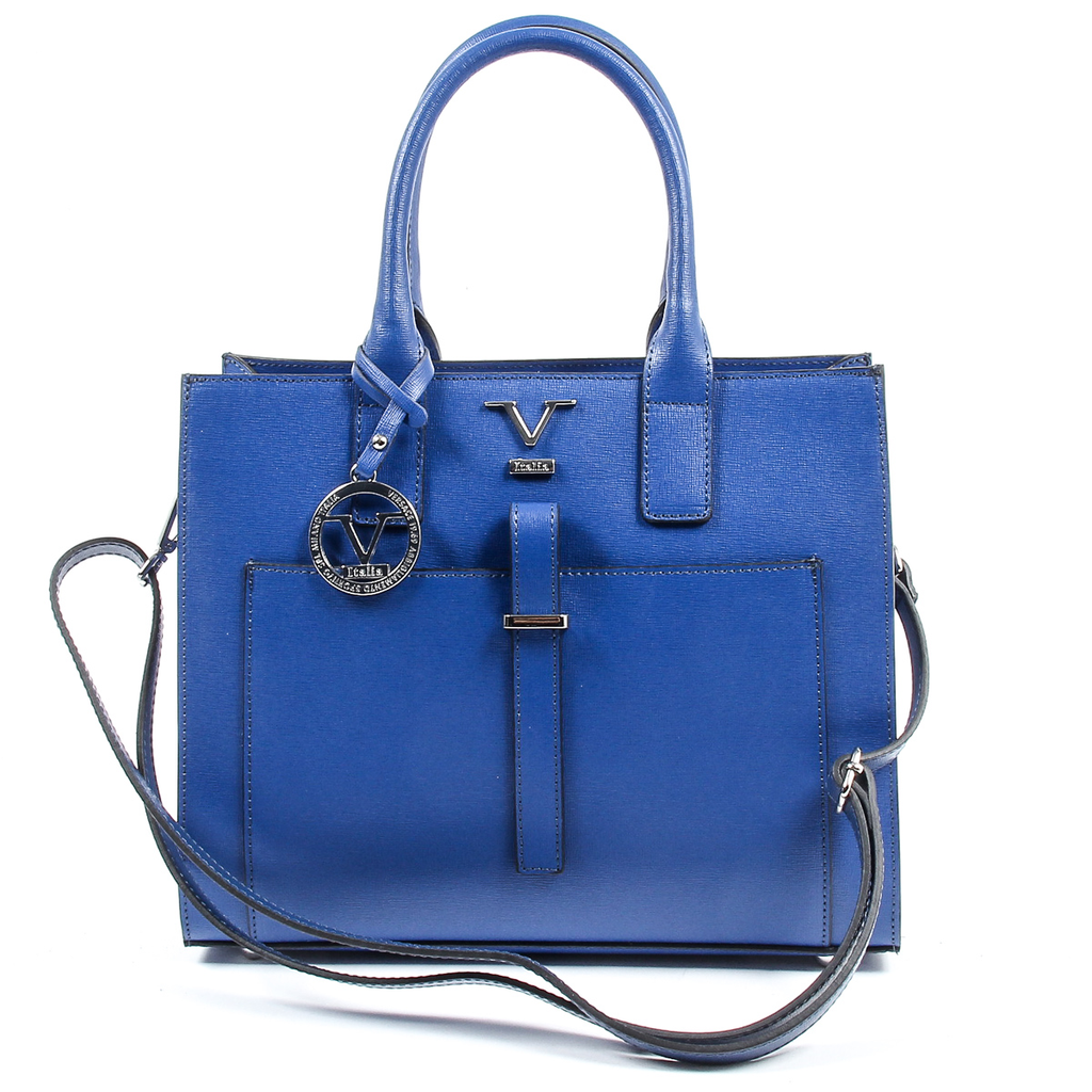 Borsa da donna V 1969 Italia V006-S SAFFIANO BLUETTE