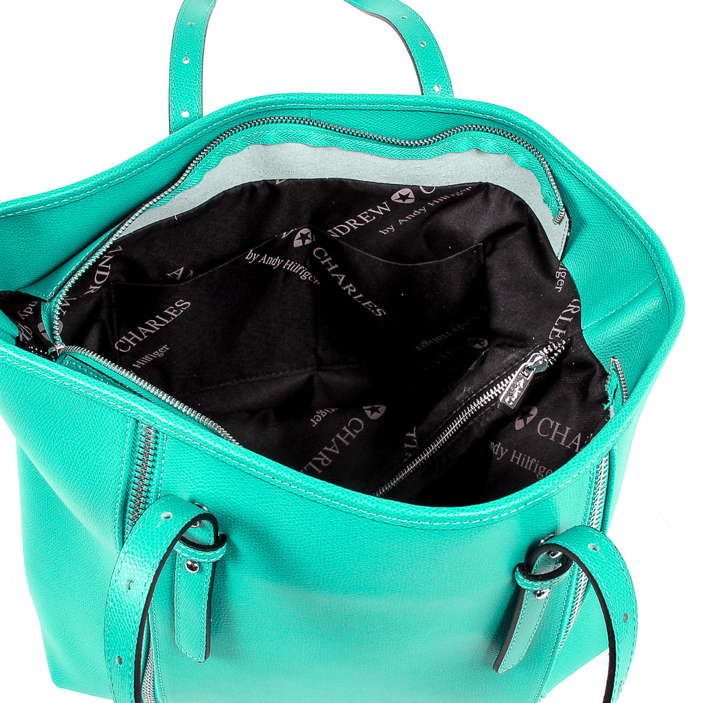 Borsa a mano da donna Andrew Charles verde ETHEL