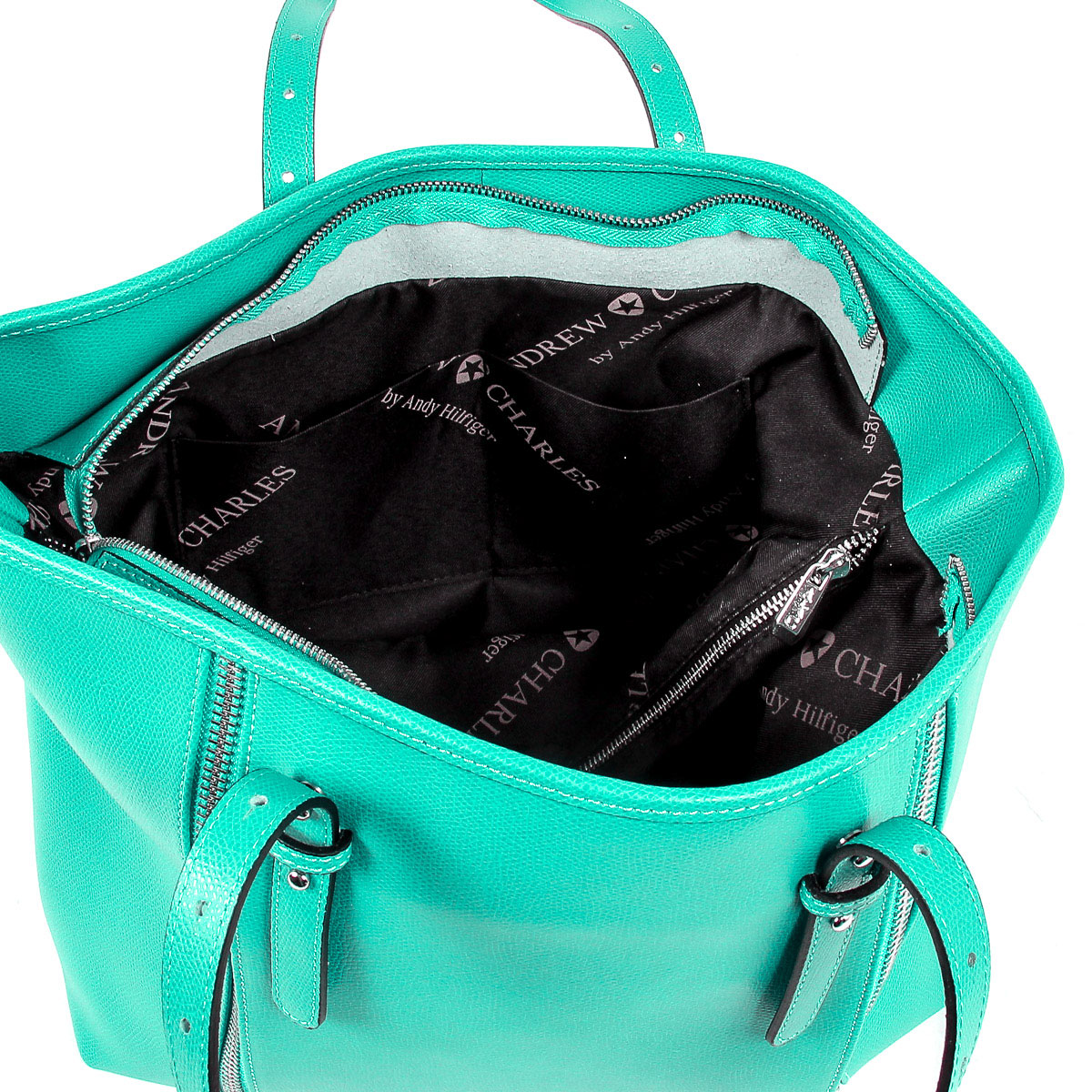 Borsa a mano da donna Andrew Charles verde ETHEL