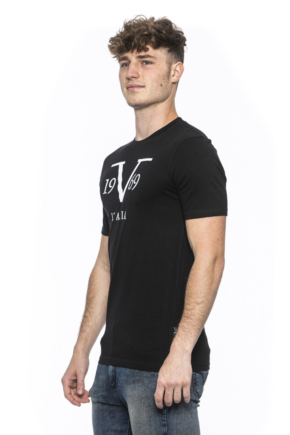19V69 Italia T-Shirt Uomo Nera RAYAN BLACK