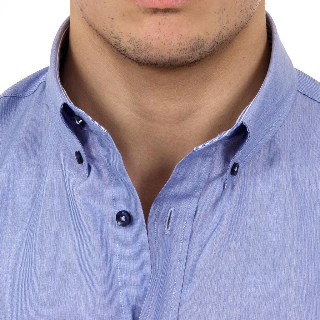 Camicia da uomo Ufford & Suffolk Polo Club USC02 B1 BLUETTE