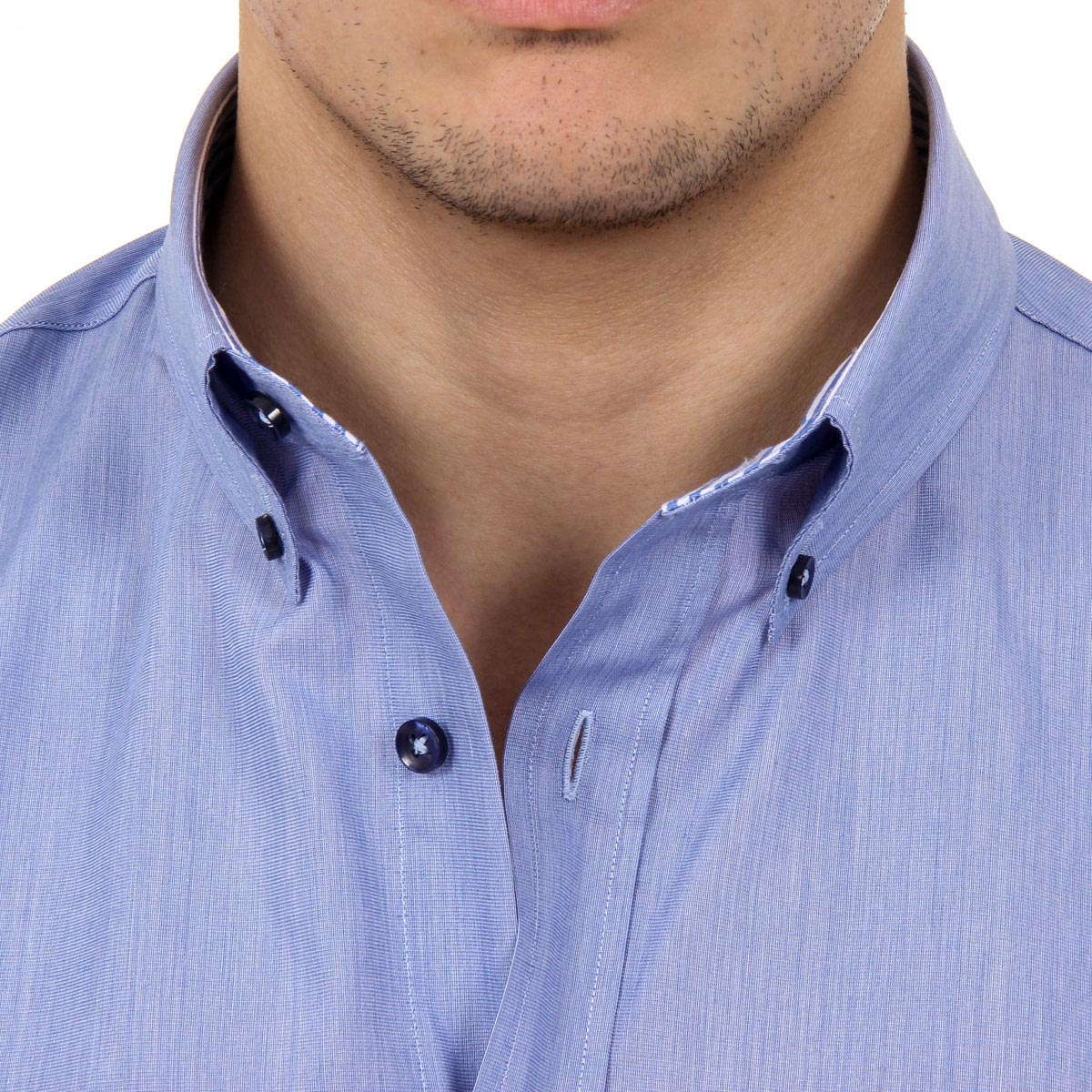 Camicia da uomo Ufford & Suffolk Polo Club USC02 B1 BLUETTE