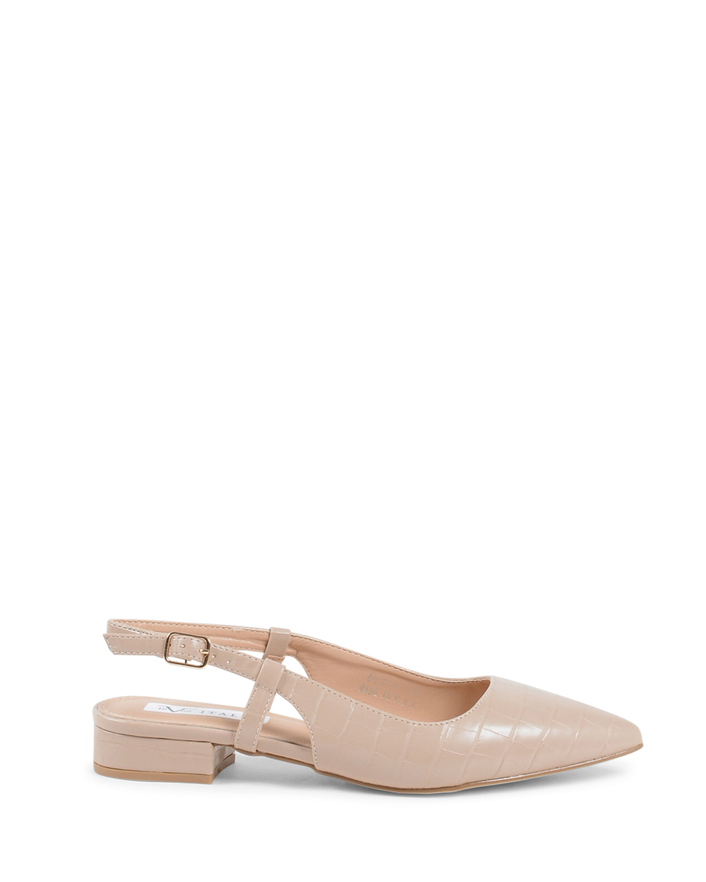 19V69 Italia Ballerina con cinturino posteriore da donna Beige V81831 BEIGE