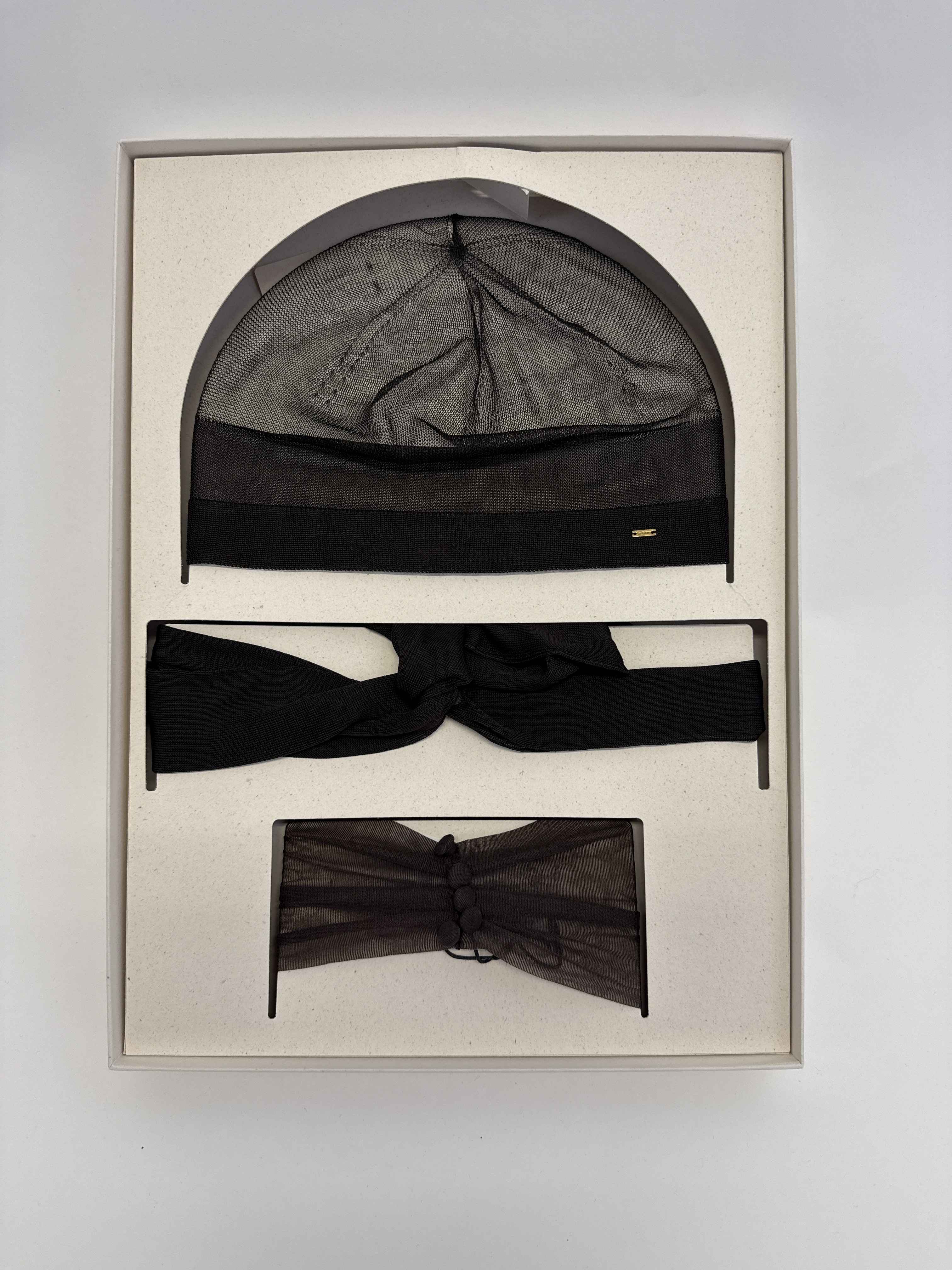Set cappello e fascia da donna Saint Laurent 8299583YR33 2100