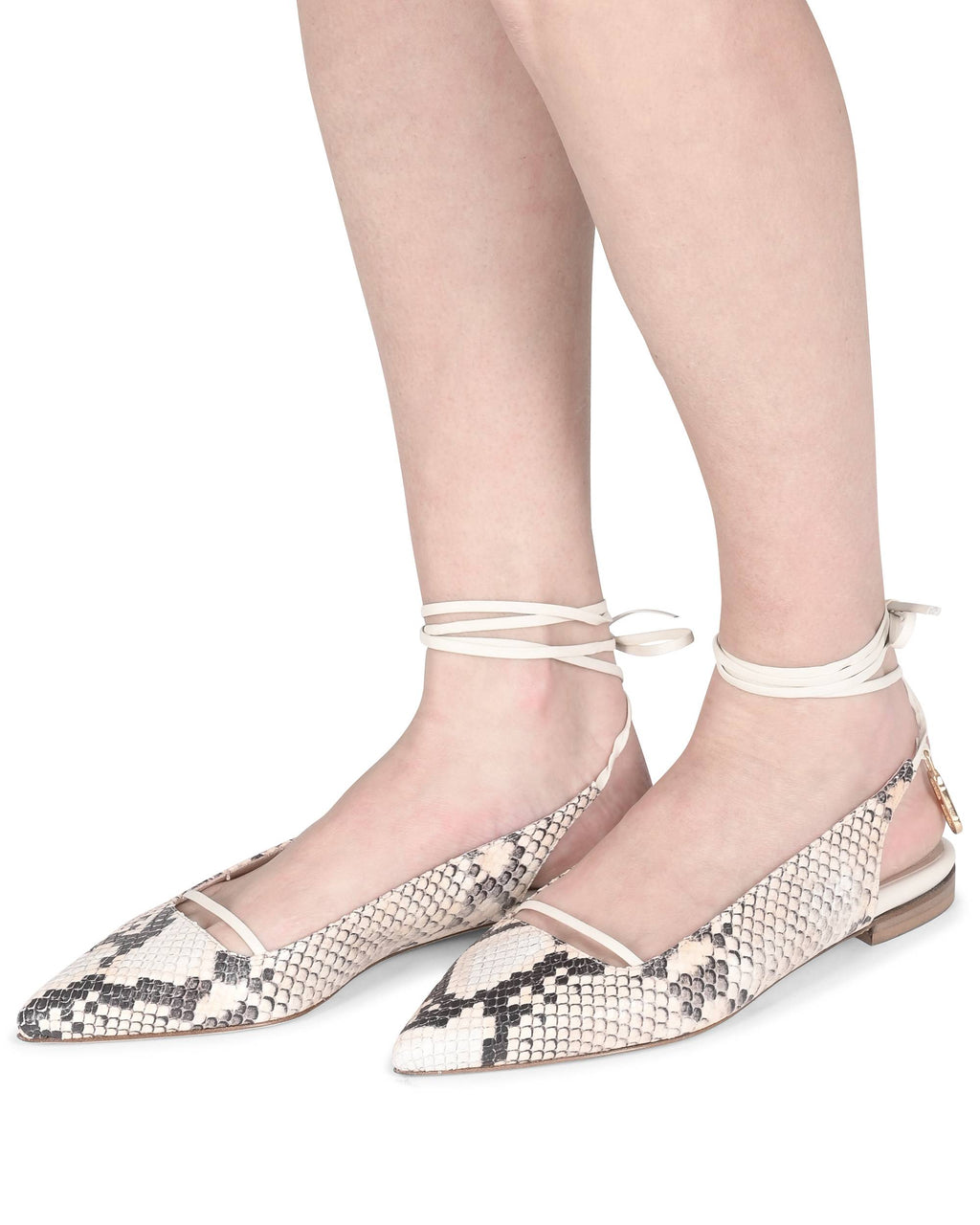 Brenda Flat Python - Nero/Color carne